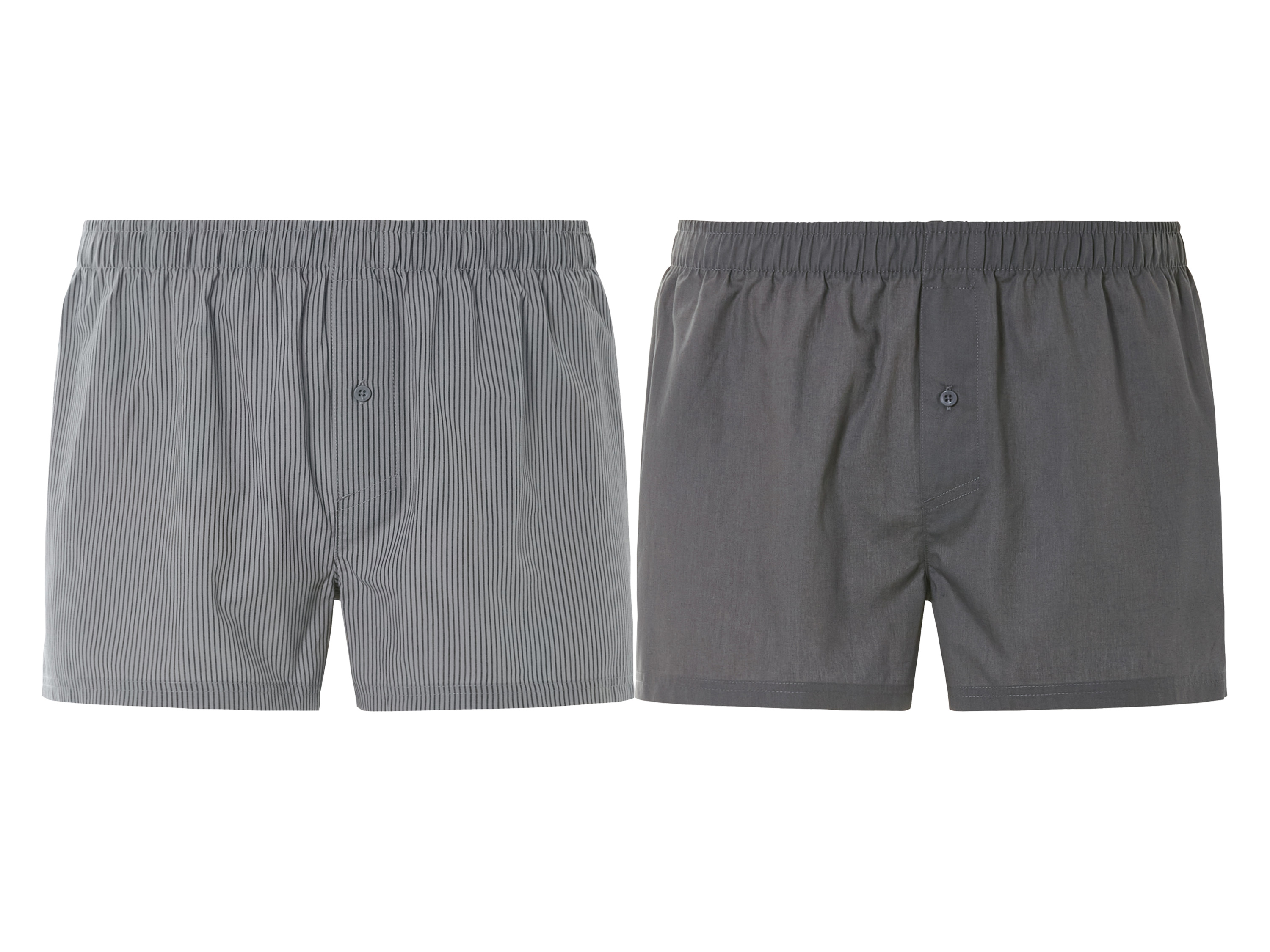 LIVERGY 2 heren boxershorts (6/L, Grijs)