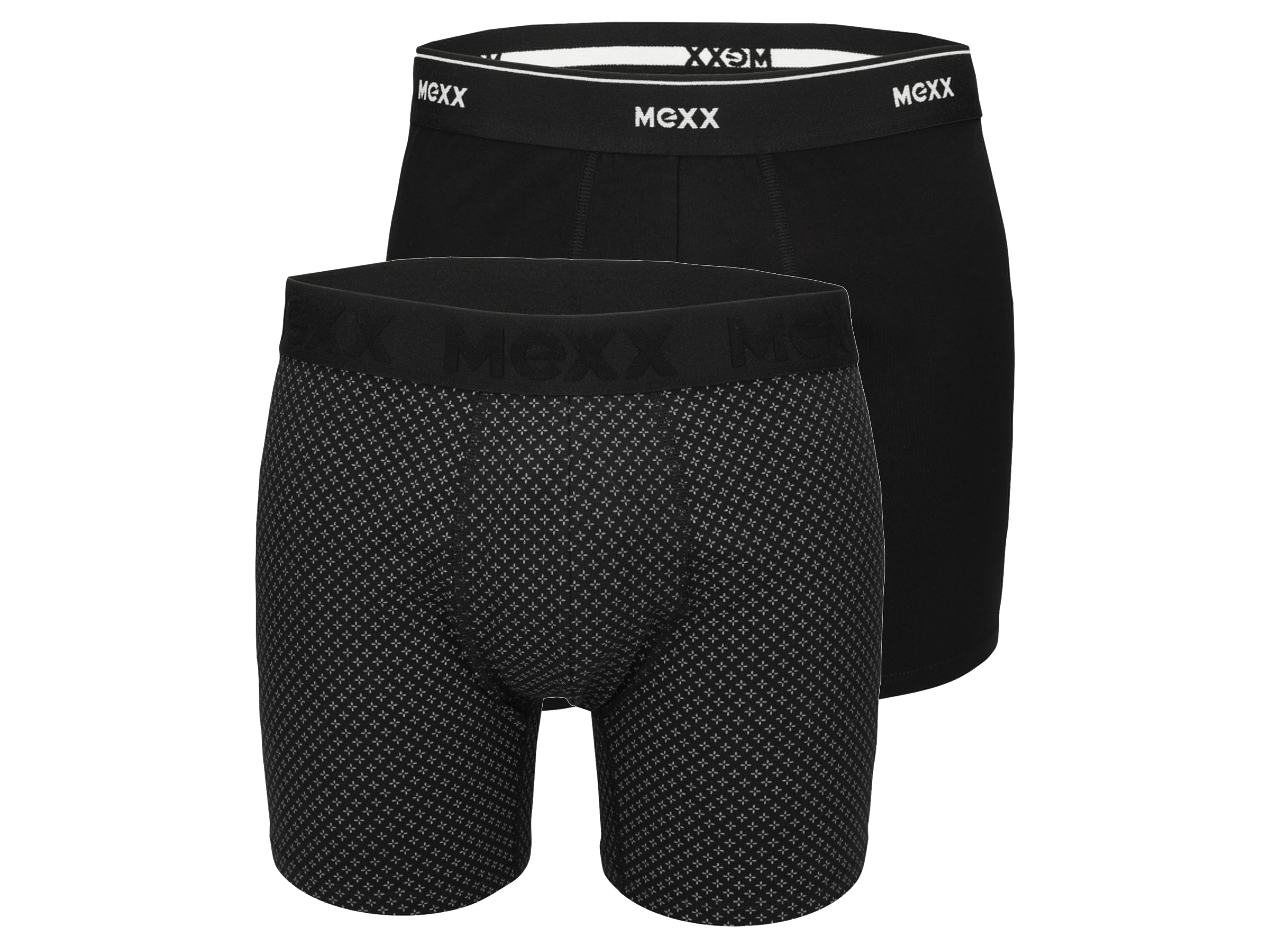 MEXX 2 heren boxers (M, Zwart)