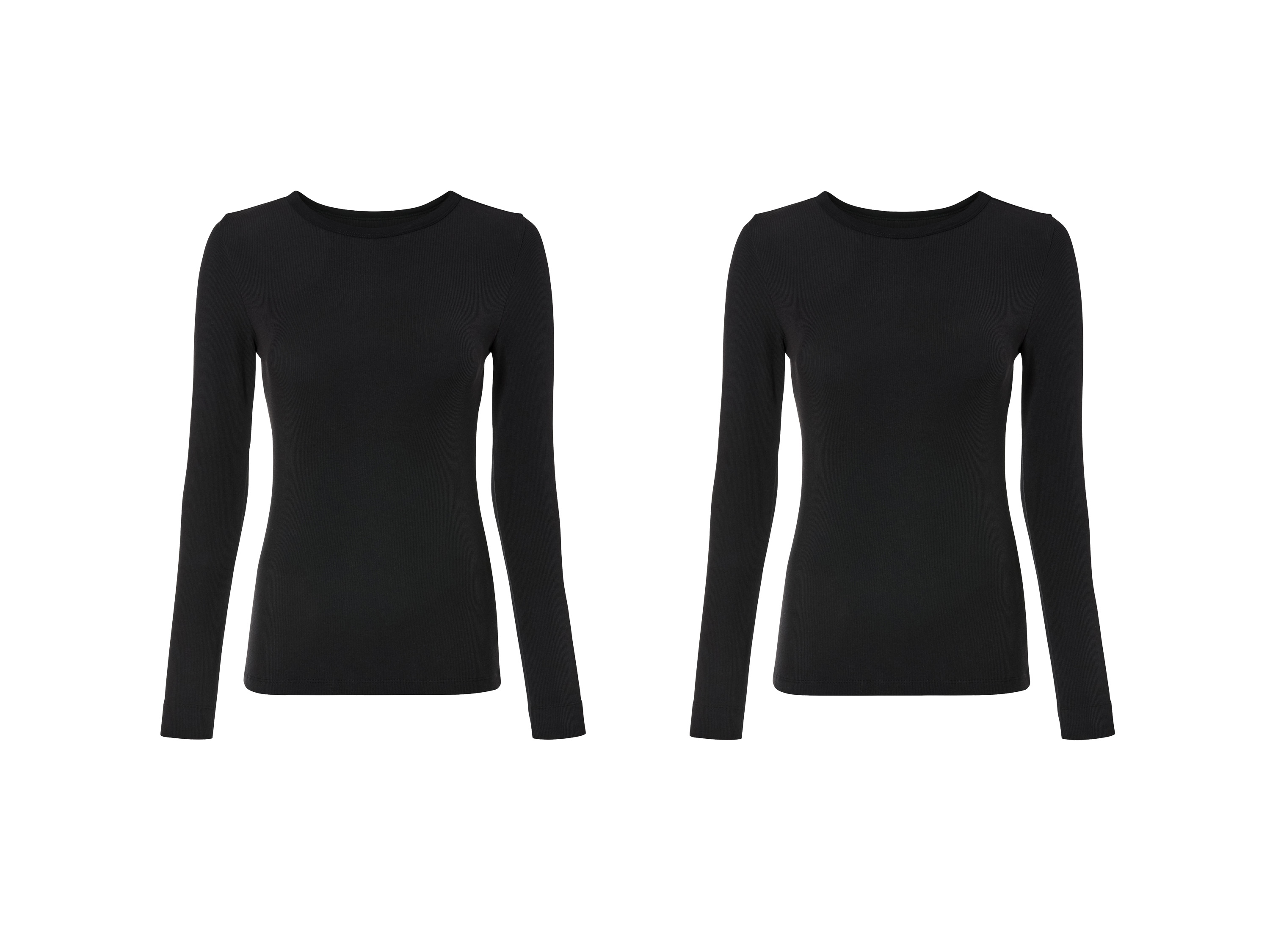 esmara Dames shirt met lange mouwen (M (40/42), Zwart)