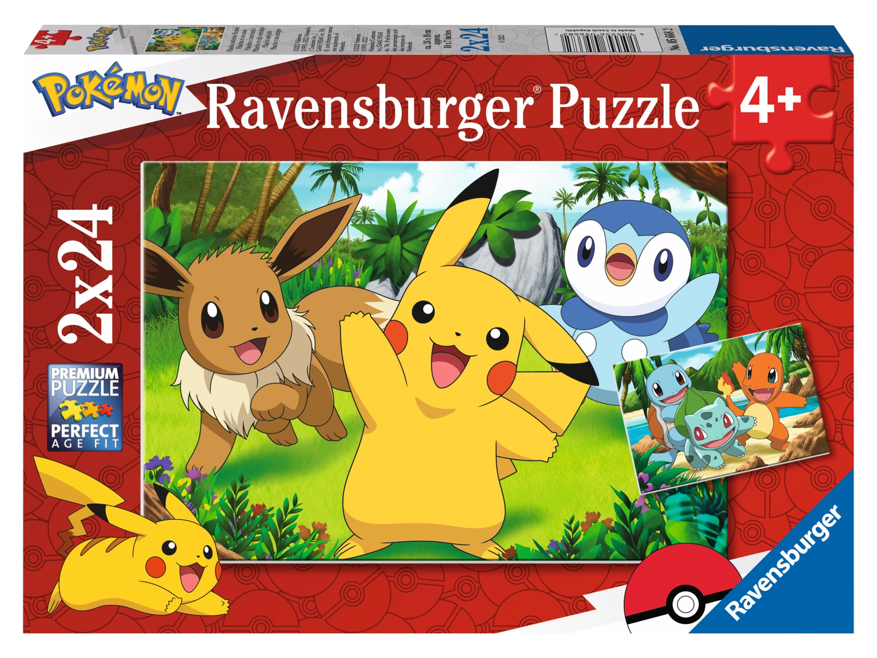 Ravensburger Puzzel (Pokemon 2x24p)