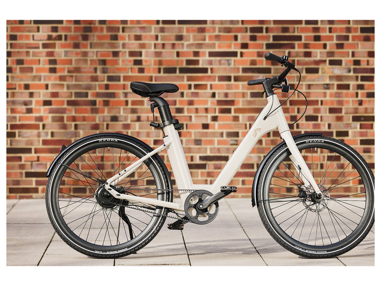 Ga naar volledige schermweergave: CRIVIT Urban E-Bike 27,5" crème - afbeelding 5