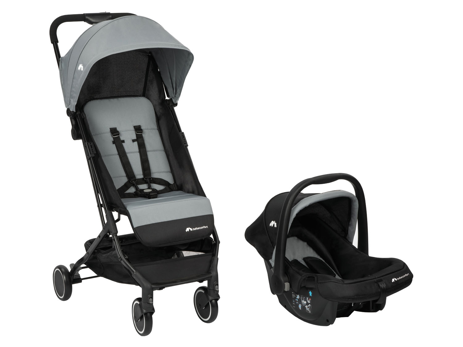 bebeconfort Kinderwagen Soko Duo, ultracompact, incl. babyzitje