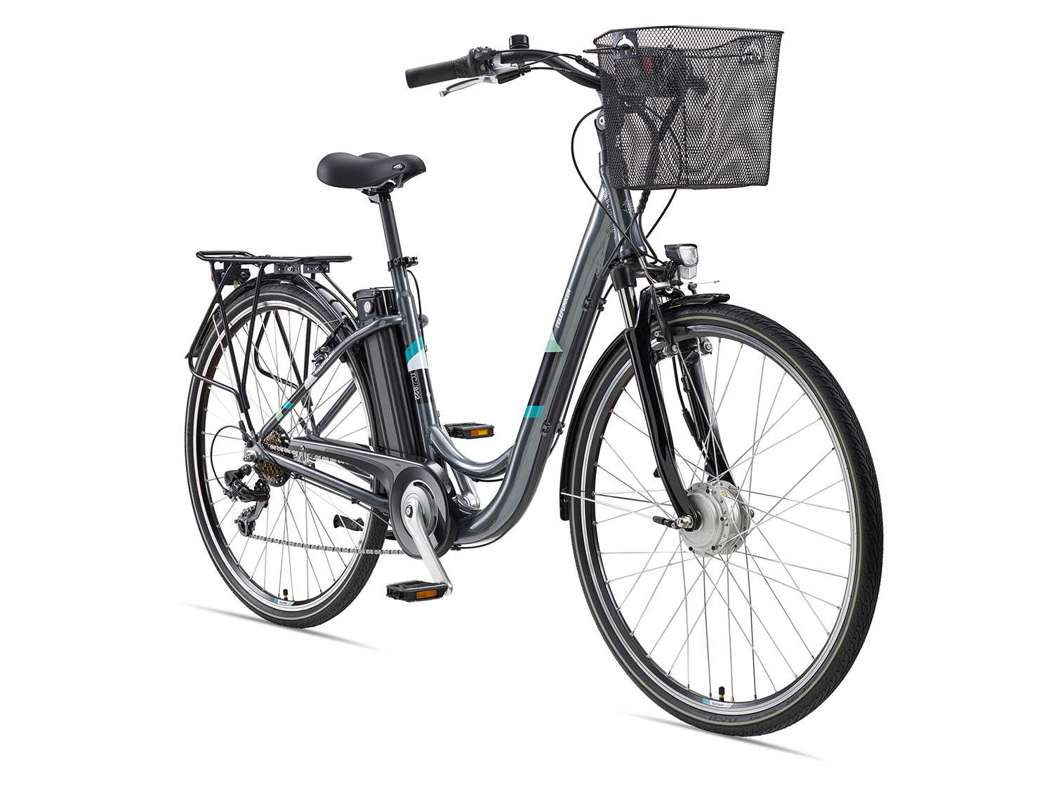 TELEFUNKEN E-bike City RC822 multitalent 28" (Antraciet, 28")