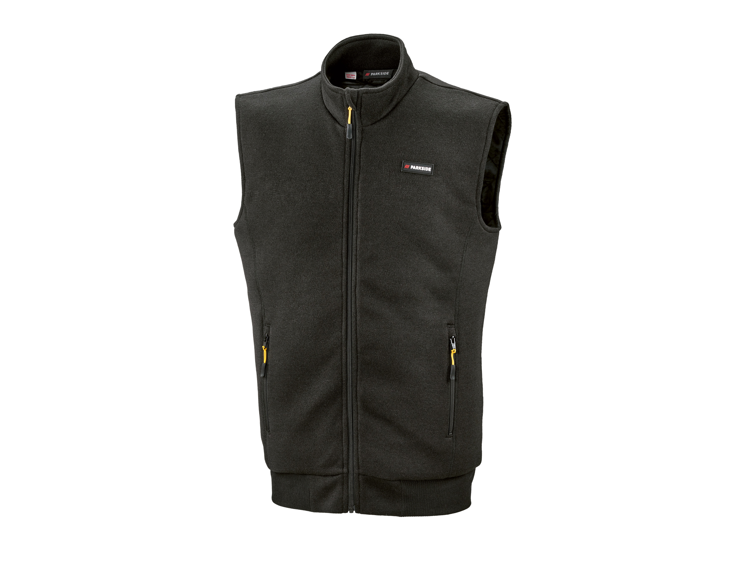 PARKSIDE Herenbodywarmer van gebreide fleece (M (48/50), Zwart)