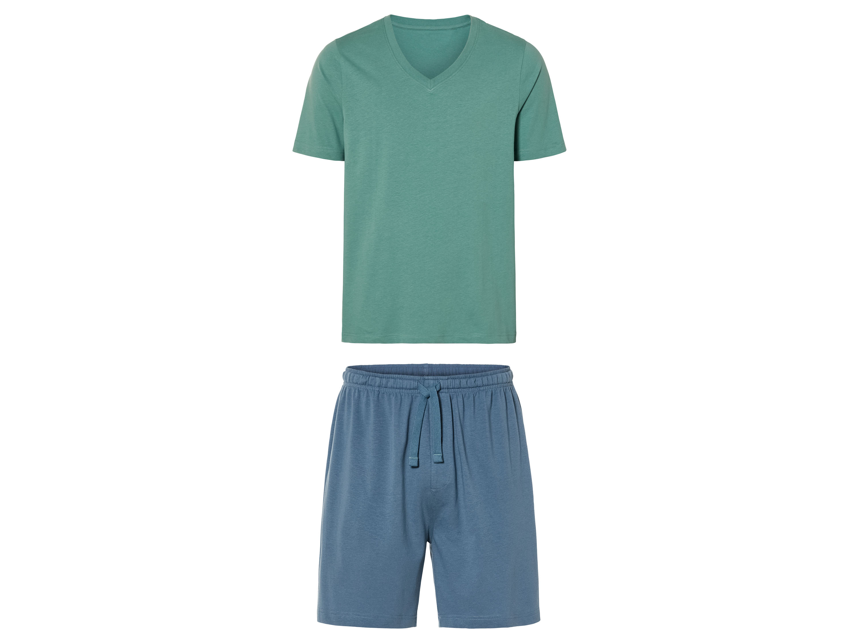 LIVERGY Heren pyjama (XXL (60/62), Groen/blauw)