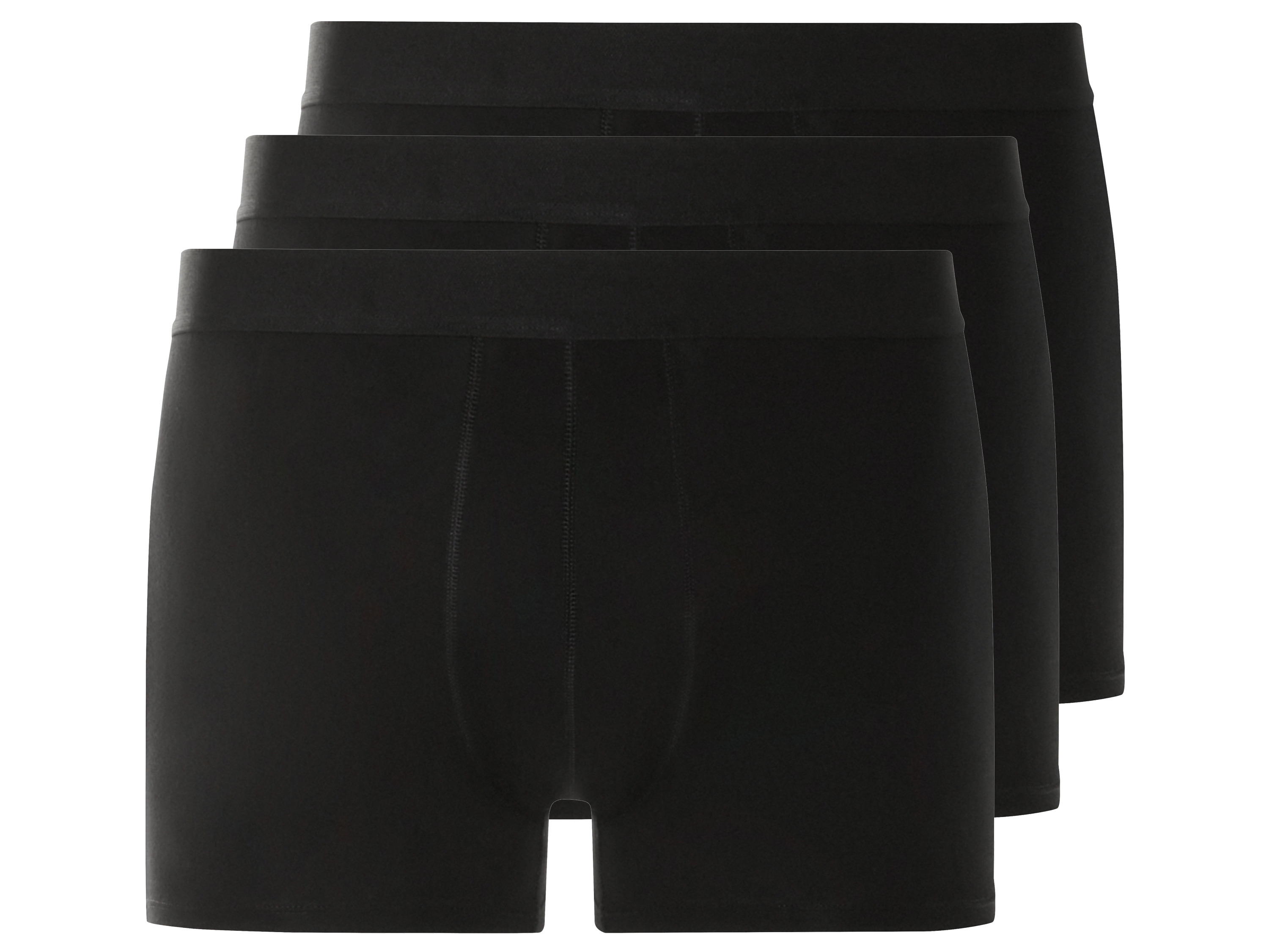 LIVERGY Heren boxershorts 3-pack (XXL, Zwart)