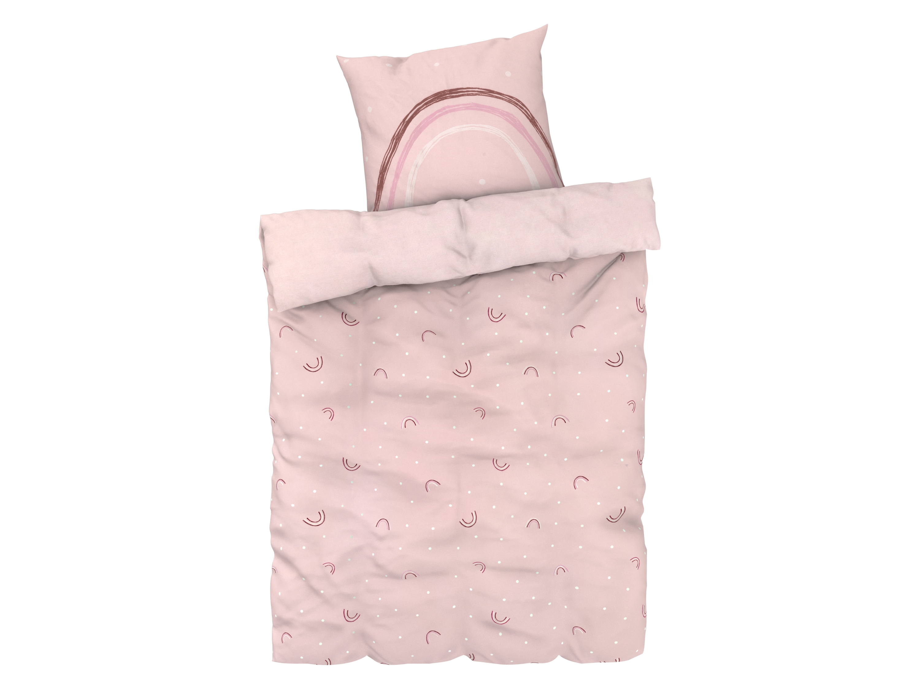 LIVARNO home Kinderbeddengoed Edel-Renforcé, 140 x 200 cm (Roze)