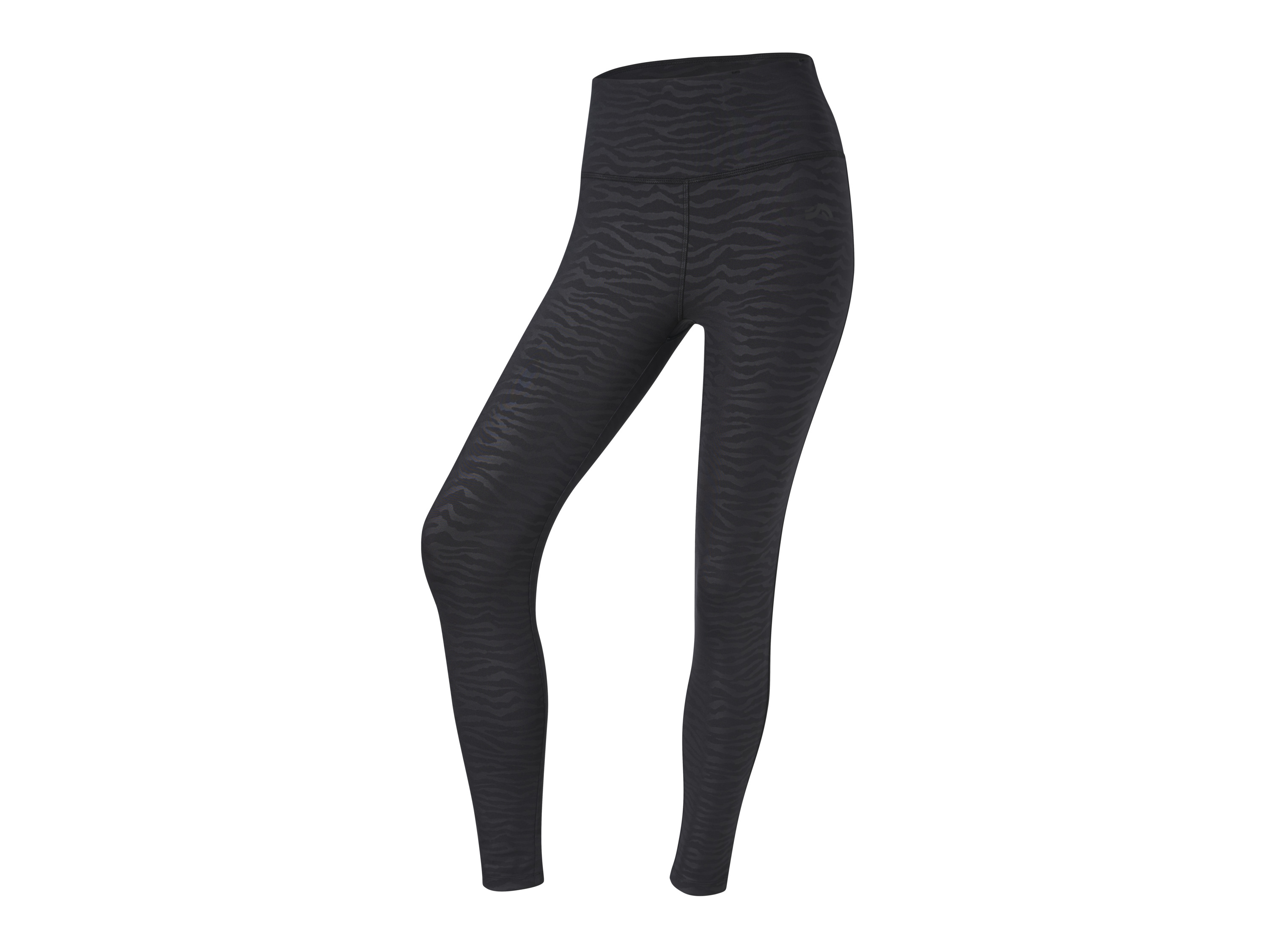 CRIVIT Dames sportlegging (M (40/42), zwart/all-over-print)