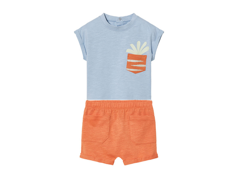 lupilu Baby zomerset (74/80, Blauw/oranje)