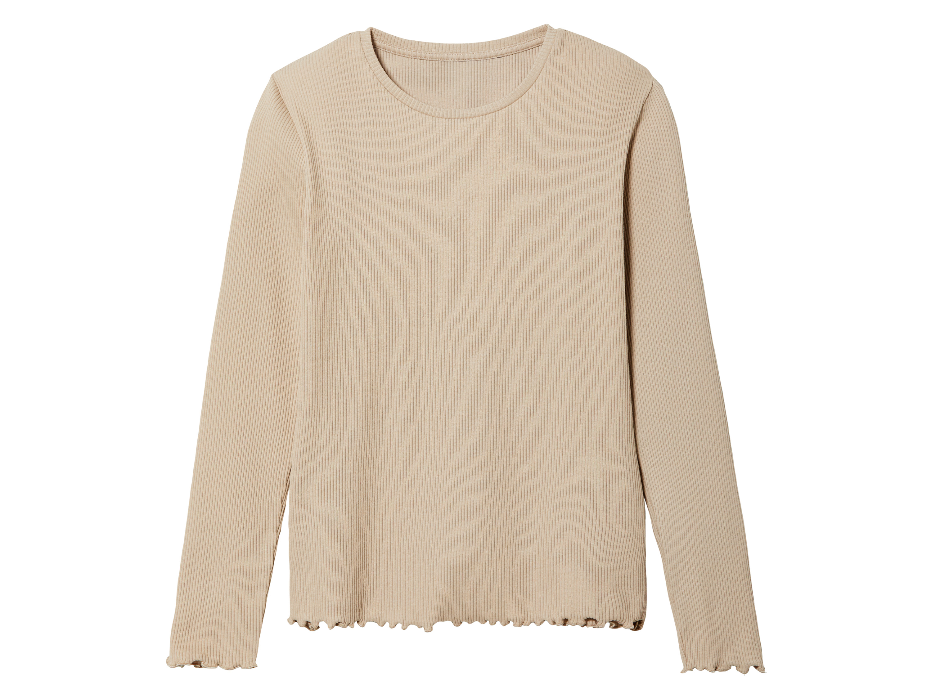 pepperts! Kindershirt met lange mouwen (158/164, Beige)