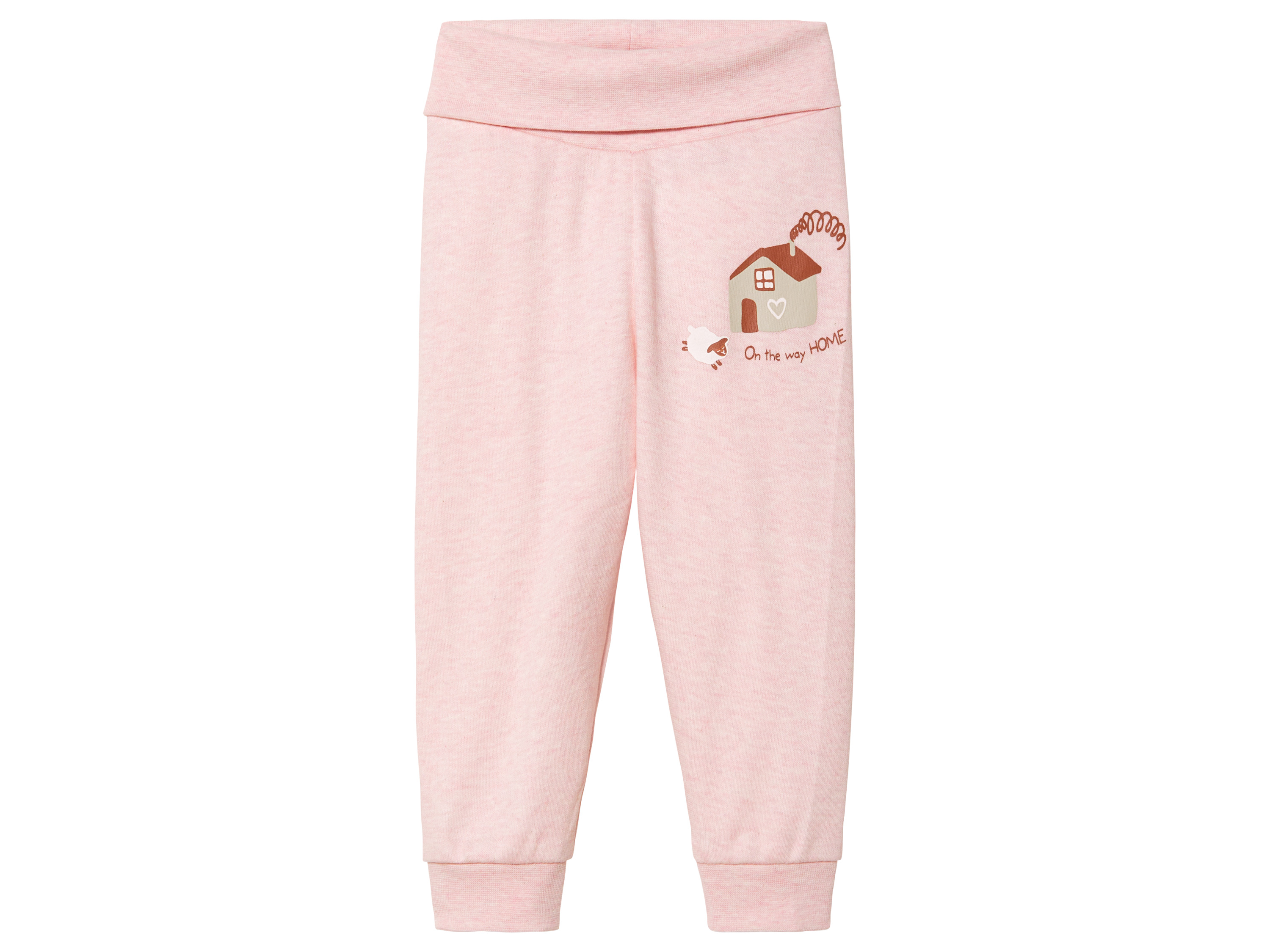 lupilu Baby joggingbroek (50/56, Lichtroze)