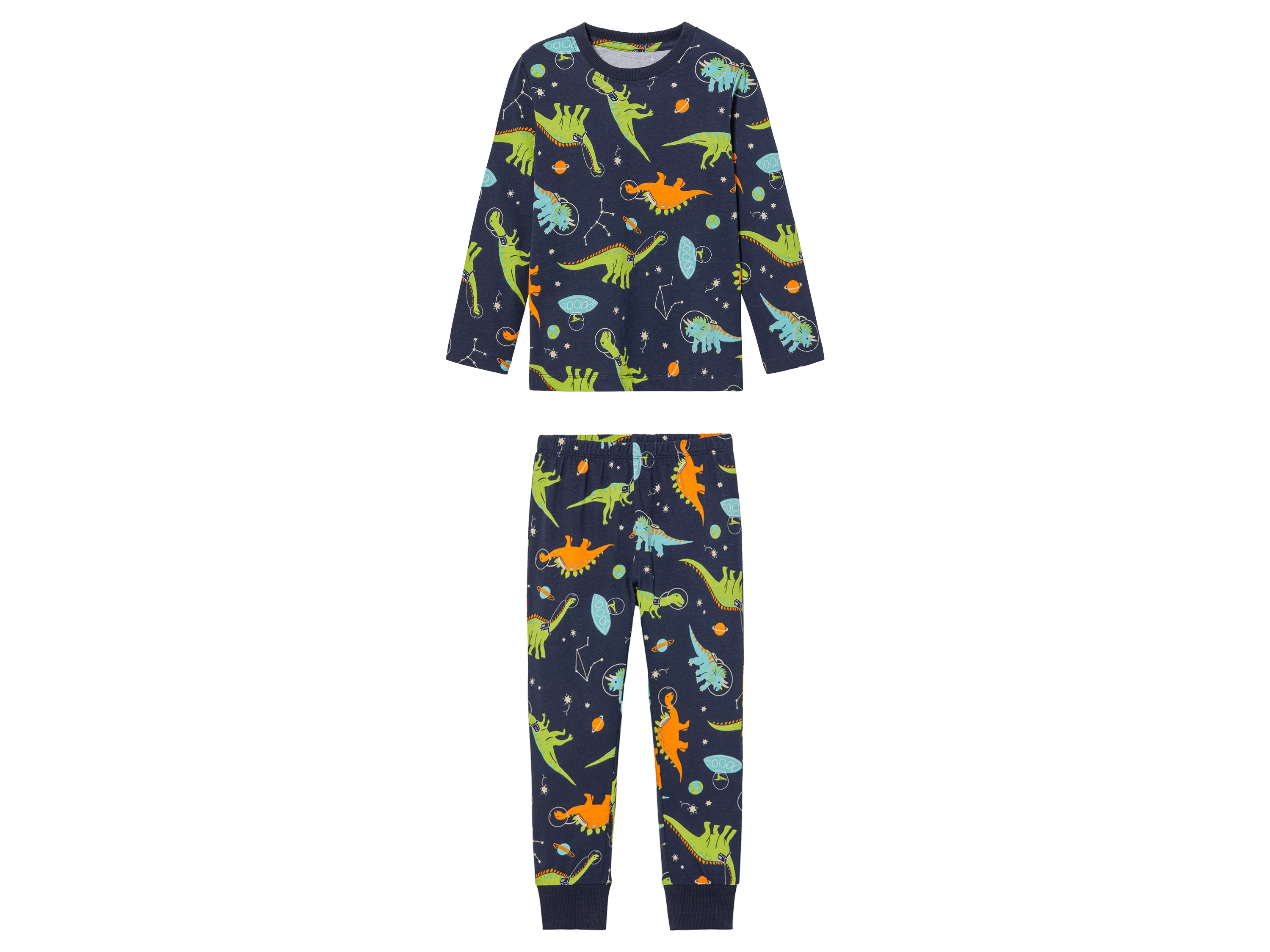 lupilu Kinderpyjama (122/128, Marineblauw)