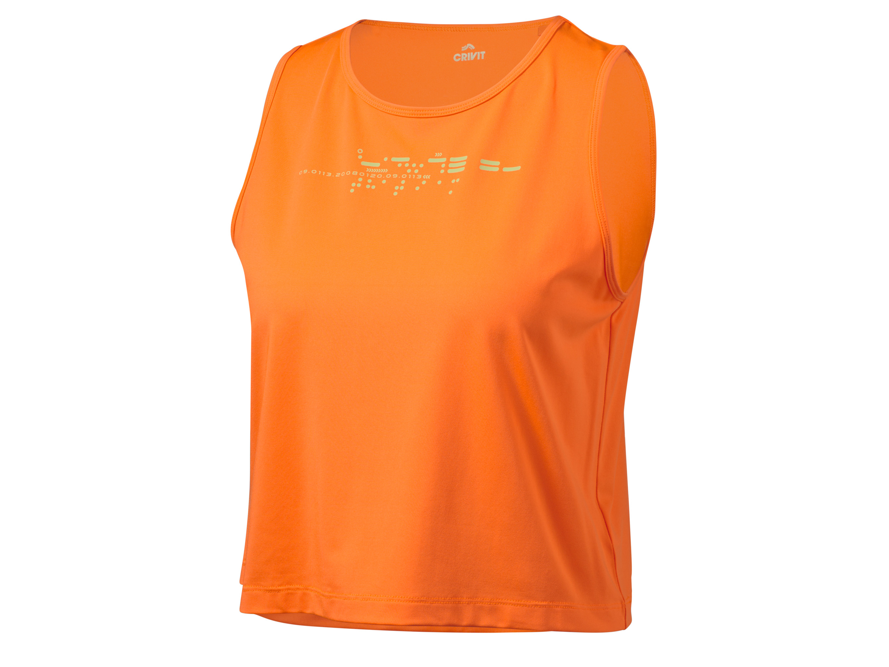 CRIVIT Dames sporttop (L (44/46), Oranje)