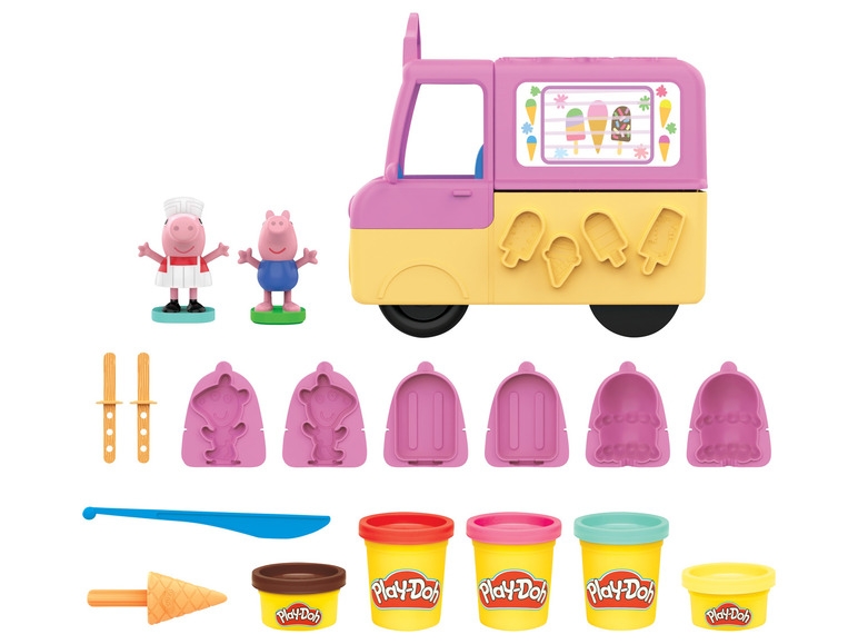 Ga naar volledige schermweergave: Play Doh Peppas Ice Cream Playset - afbeelding 2