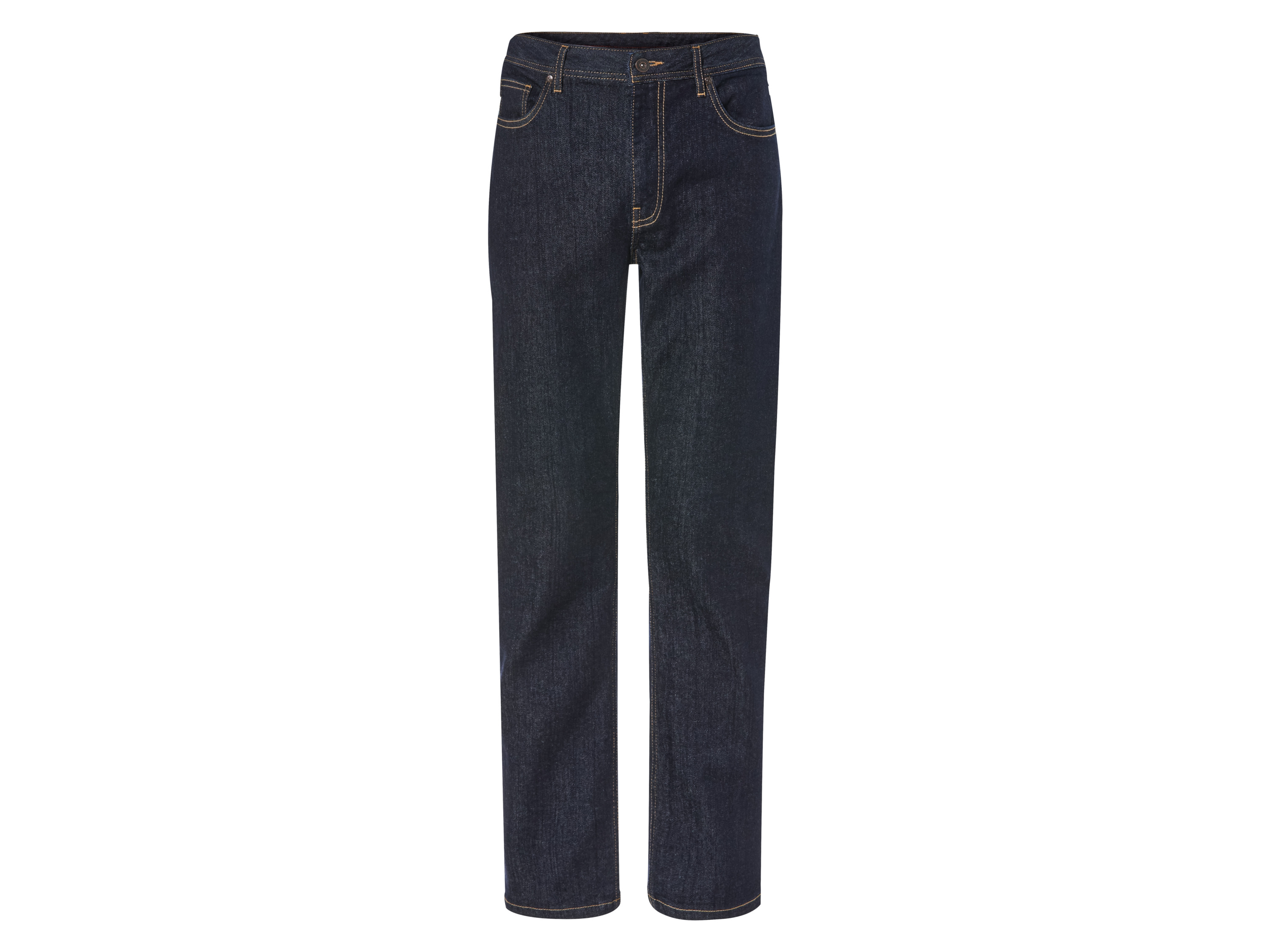 LIVERGY Heren jeans - Straight Fit (48 (32/32), Donkerblauw)