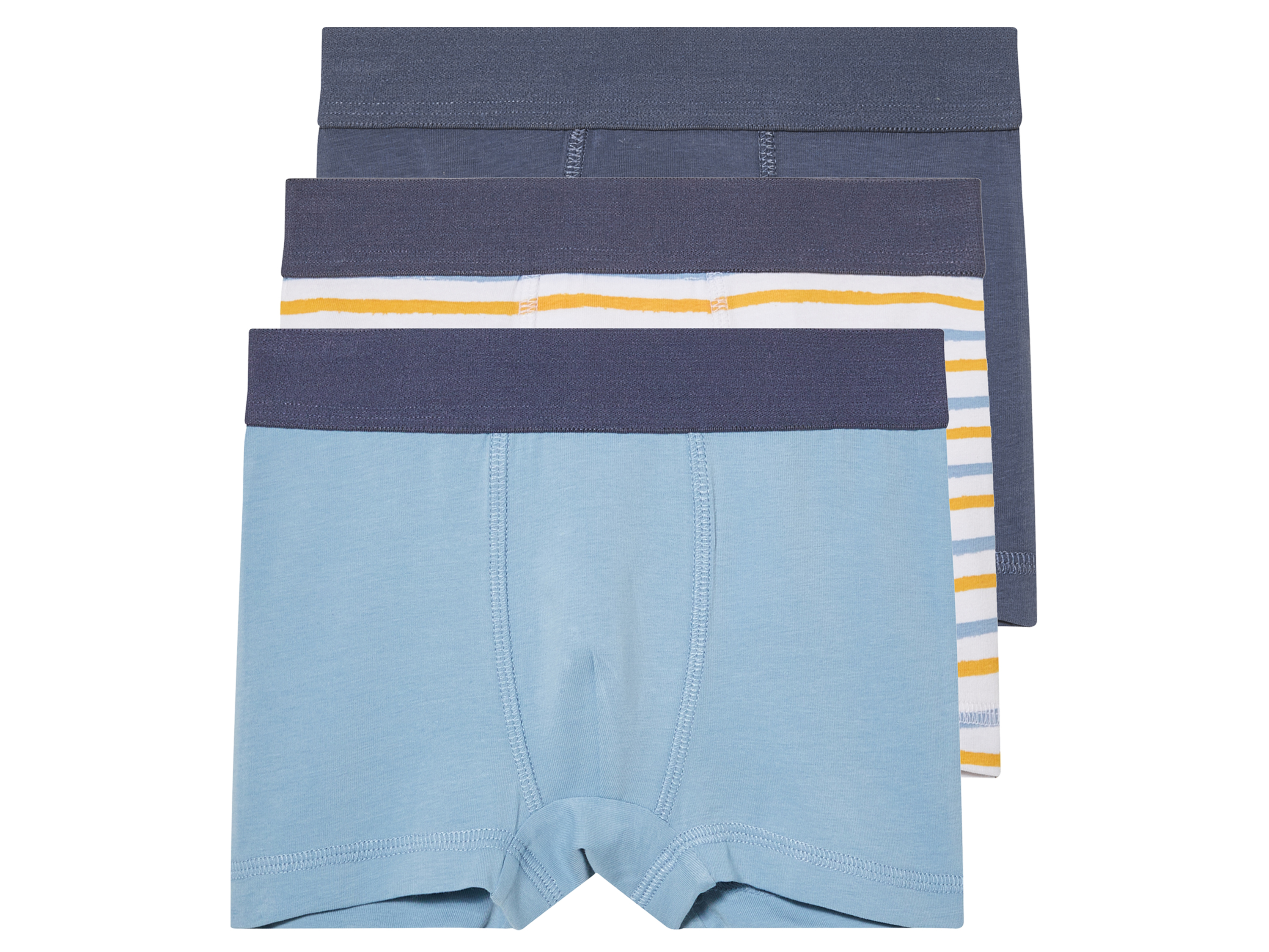 lupilu Kinder Boxers 3 stuks (122/128, Blauw)