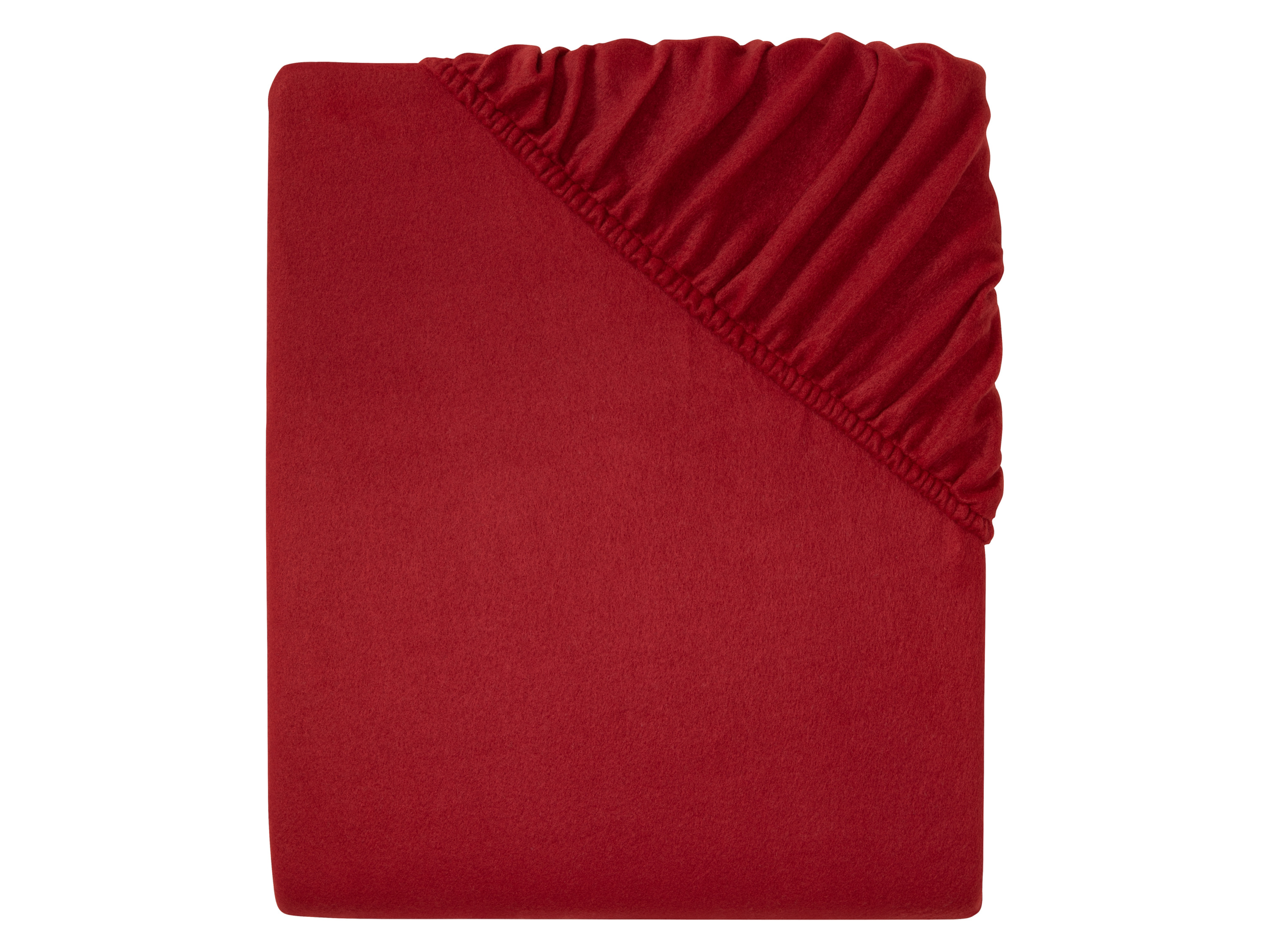 LIVARNO home Fleece hoeslaken 140-160 x 200 cm (Rood)