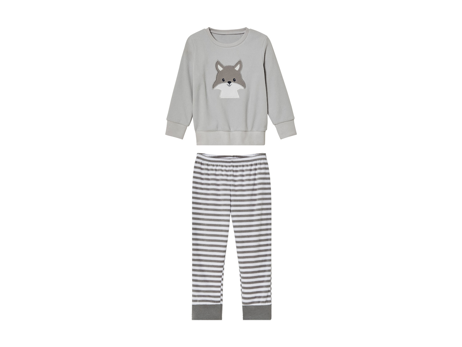 lupilu Peuter fleece pyjama (98 - 104, Grijs)