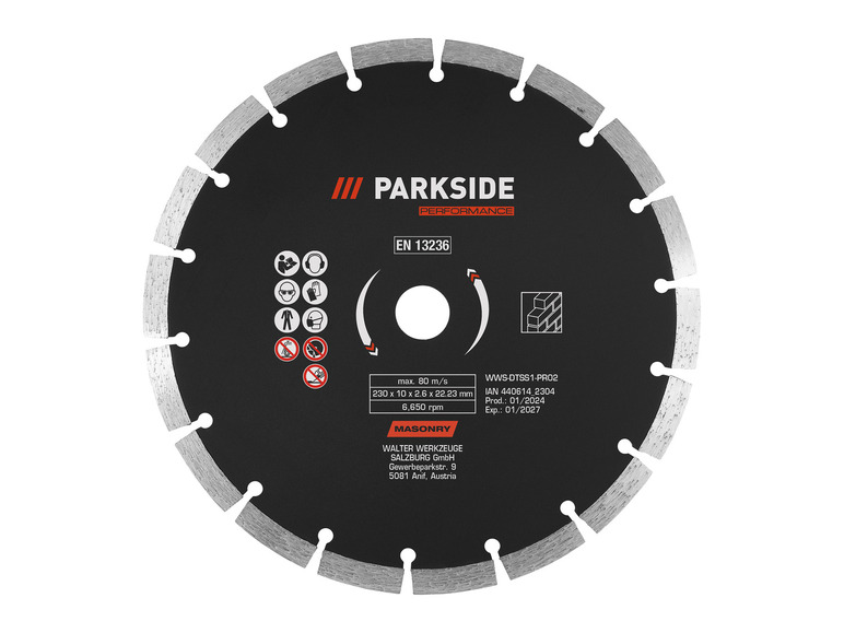 Ga naar volledige schermweergave: PARKSIDE PERFORMANCE® Doorslijpschijven / lamellenschijven Ø 230 mm - afbeelding 5