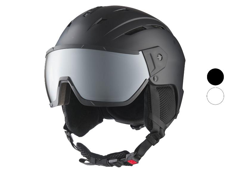 Ga naar volledige schermweergave: CRIVIT PREMIUM Ski- en snowboardhelm met meekleurend vizier - afbeelding 1