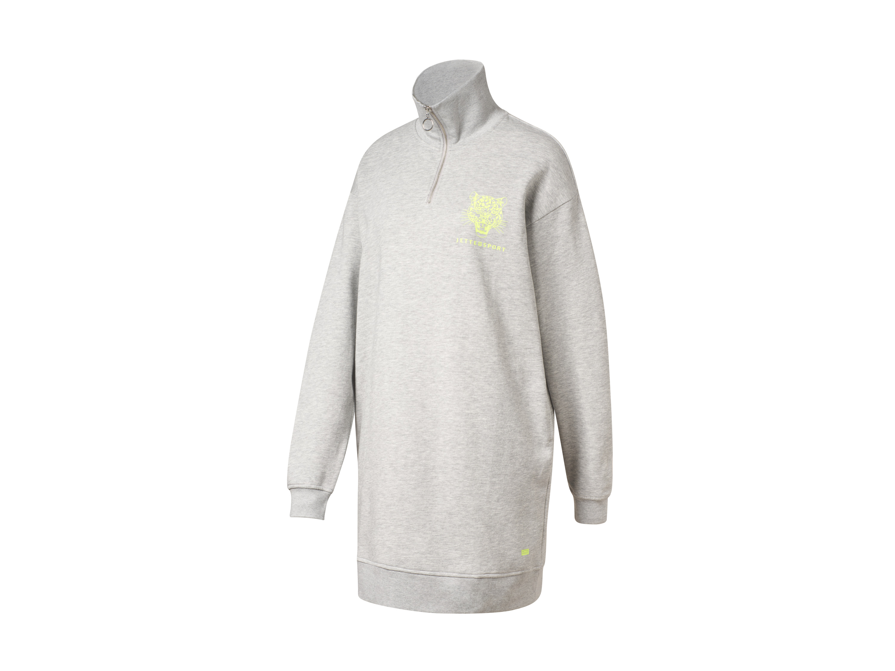 CRIVIT Dames hoodiejurk (S (36/38), Grijs)