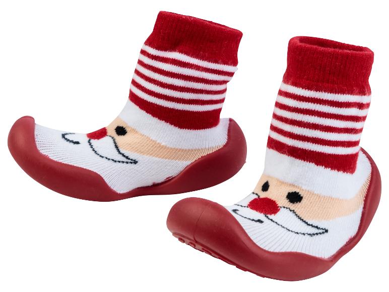 Ga naar volledige schermweergave: lupilu® Baby slofjes kerst - afbeelding 2