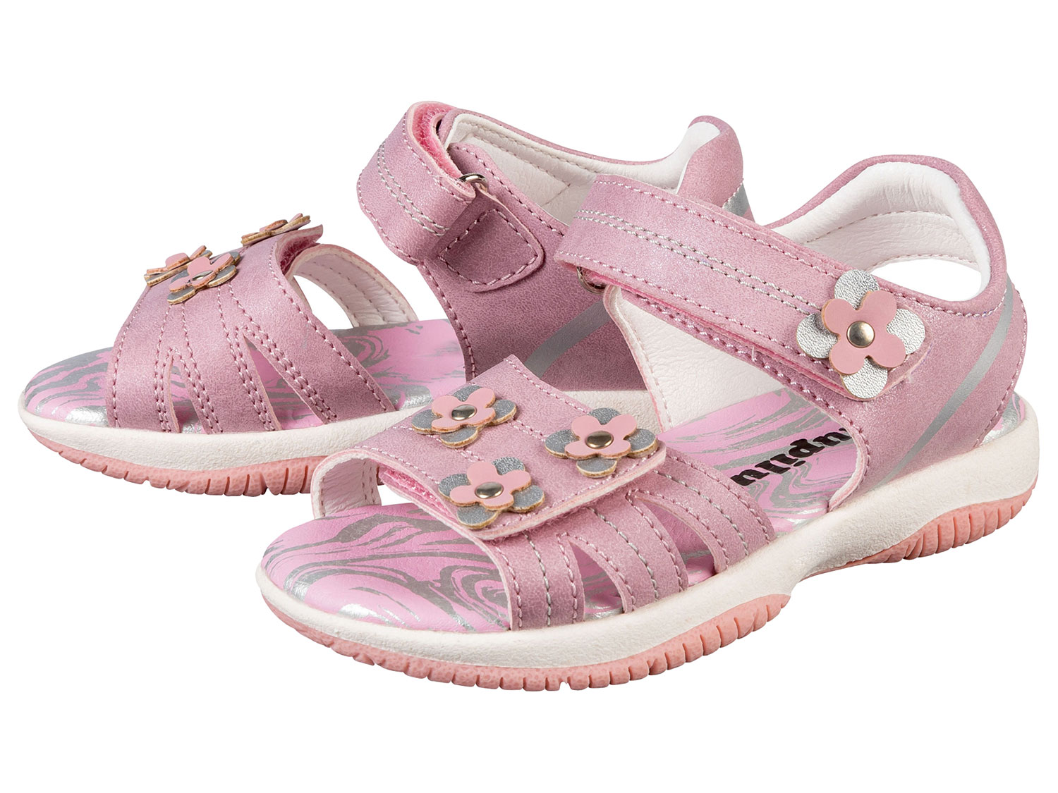 lupilu Peuters meisjes sandalen met klittenbandsluiting (Roze, 24)