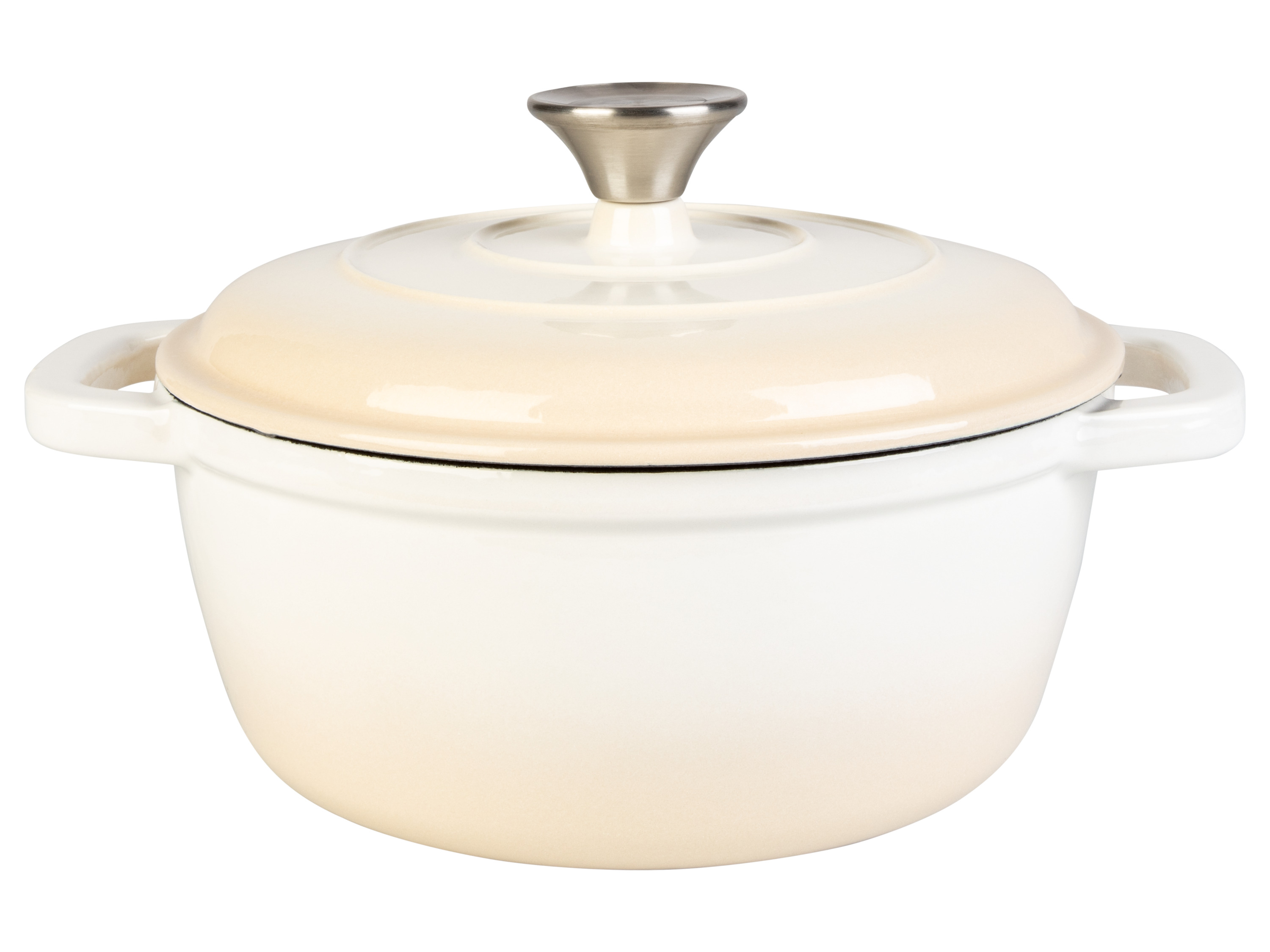 LIVARNO home Gietijzeren pan Ø 21,5 cm (Beige)