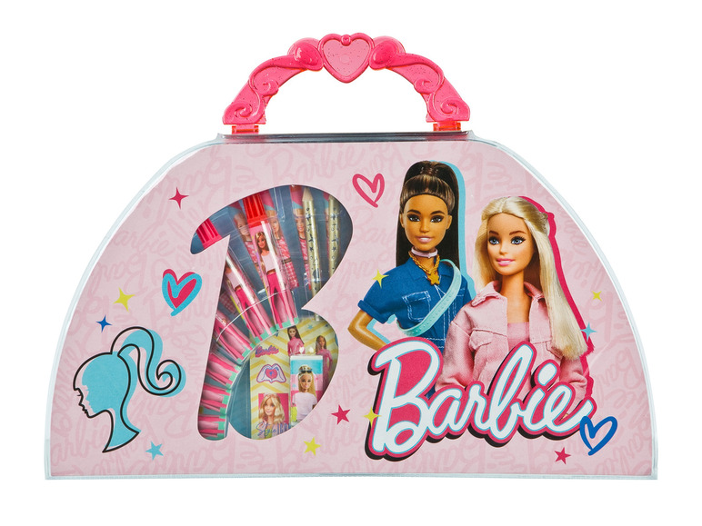 Ga naar volledige schermweergave: Barbie Tekenkoffer 51-delig - afbeelding 9