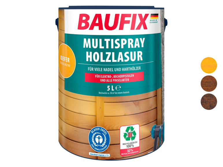 Ga naar volledige schermweergave: BAUFIX Multispray houtbeits 5 liter - afbeelding 1