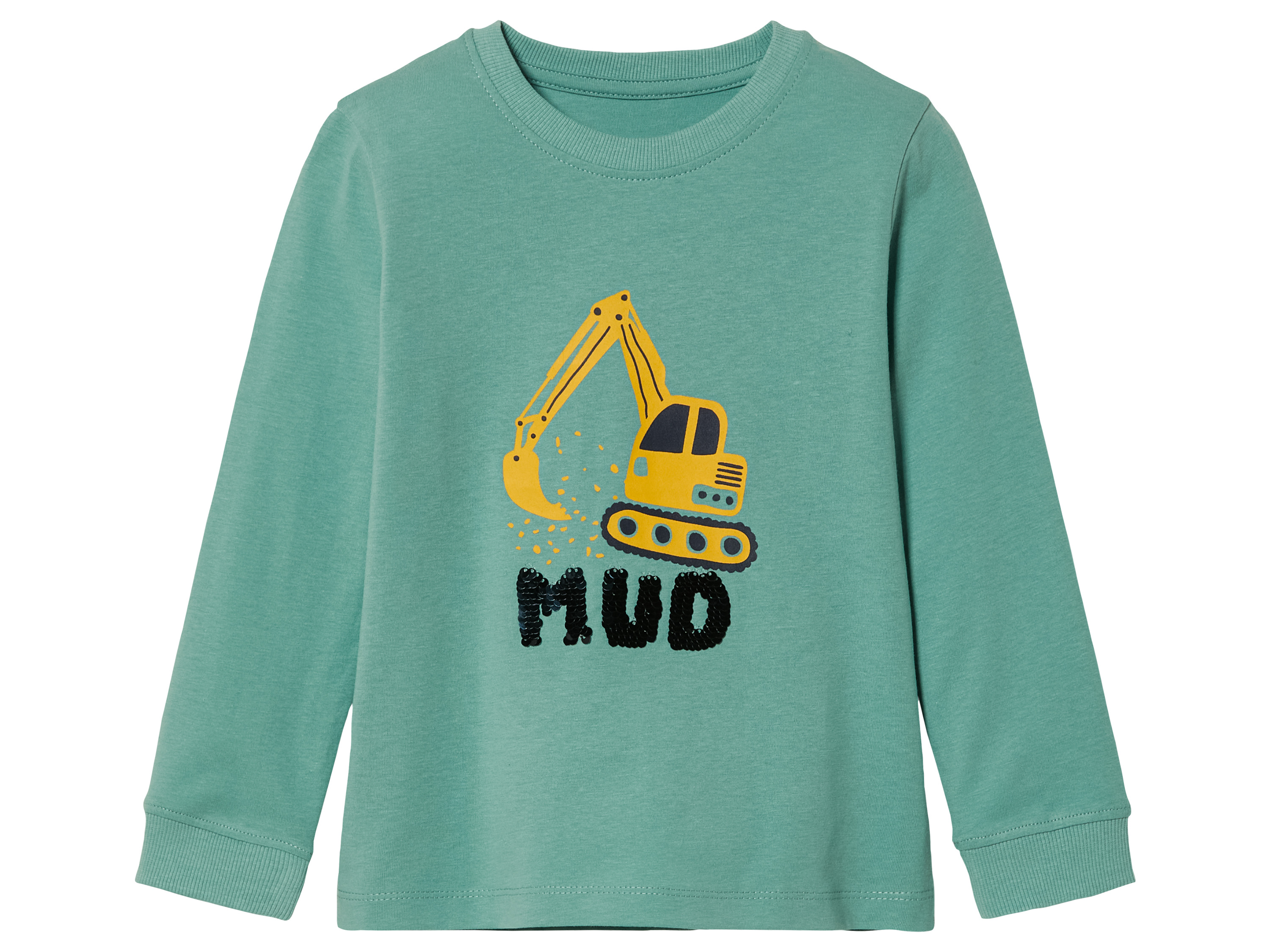 lupilu Kindershirt met lange mouwen (110/116, Mint)