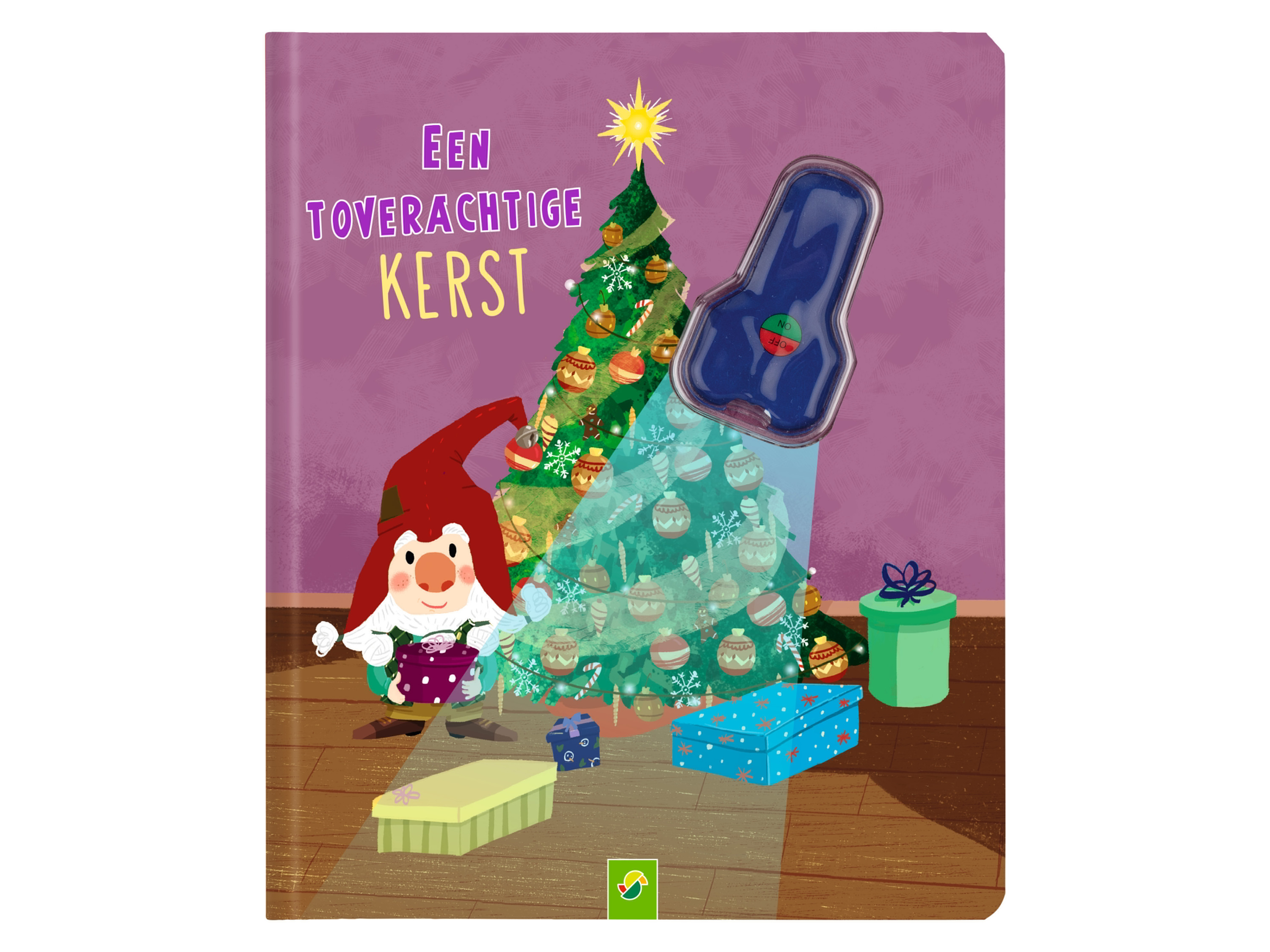 Kinderboek met UV-lamp (Kerst magie)