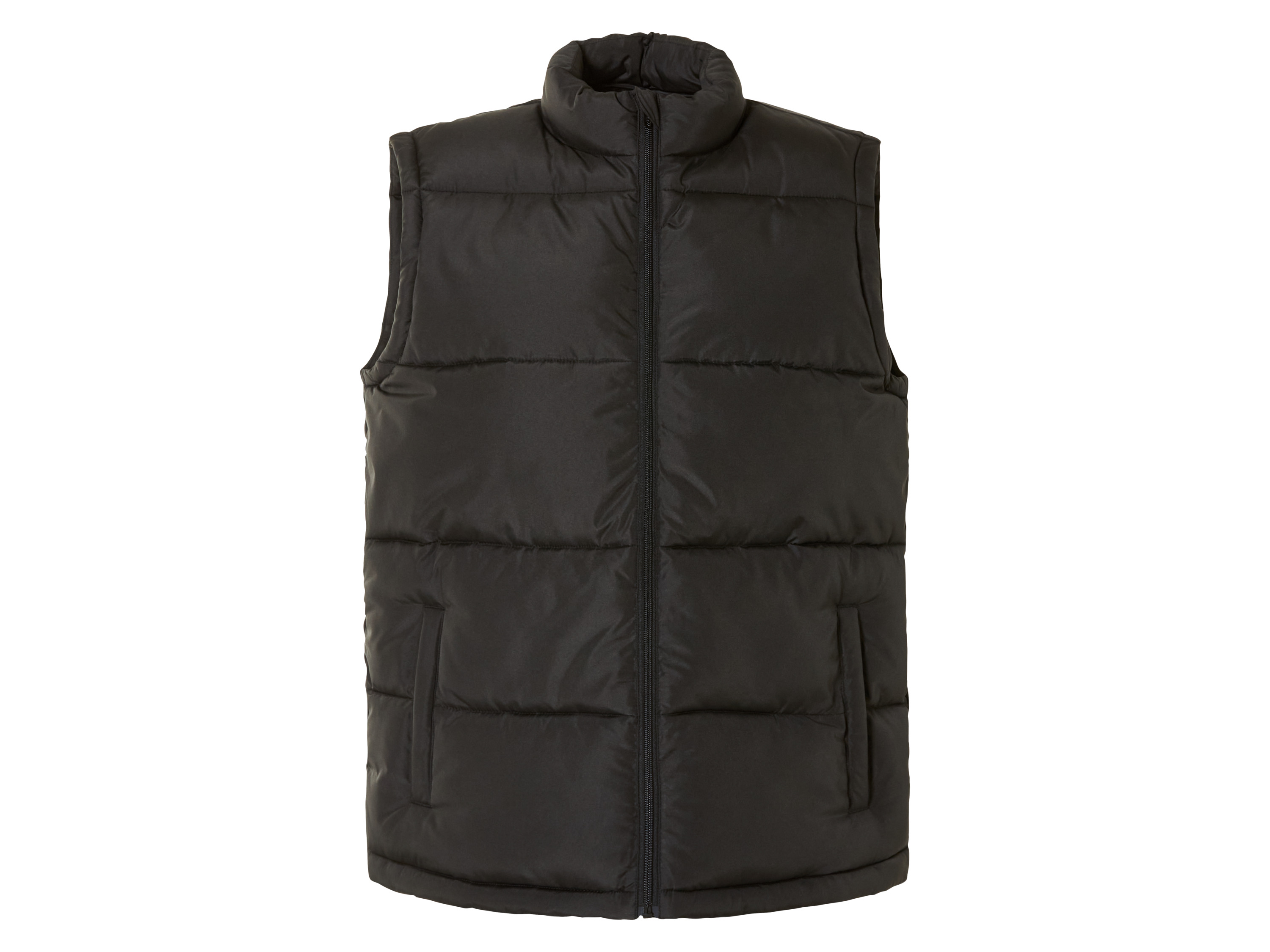 LIVERGY Gewatteerde bodywarmer (M (48/50), Zwart)