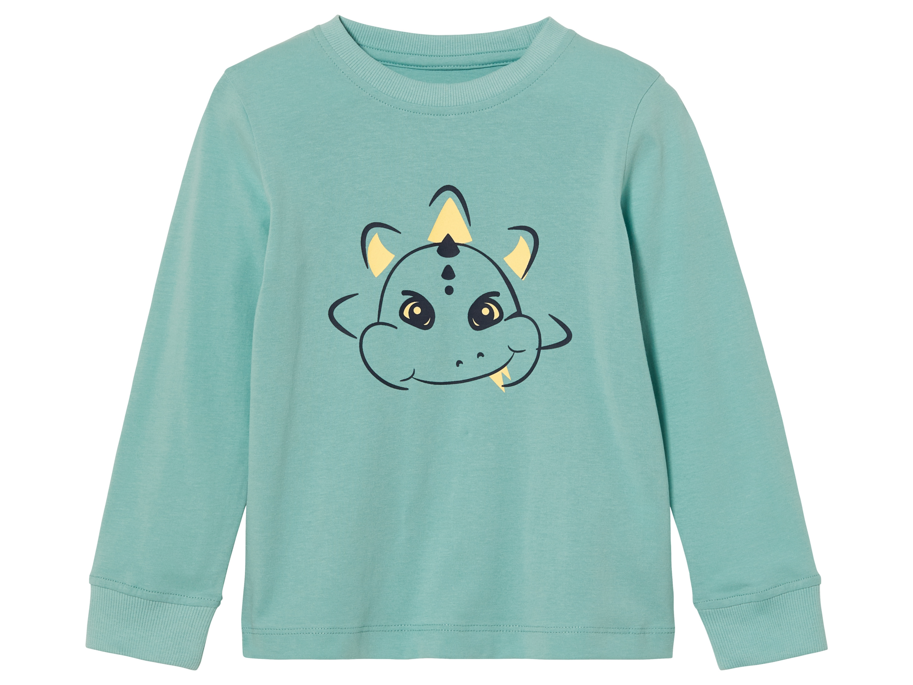 lupilu Kindershirt met lange mouwen (98 - 104, Turquoise)