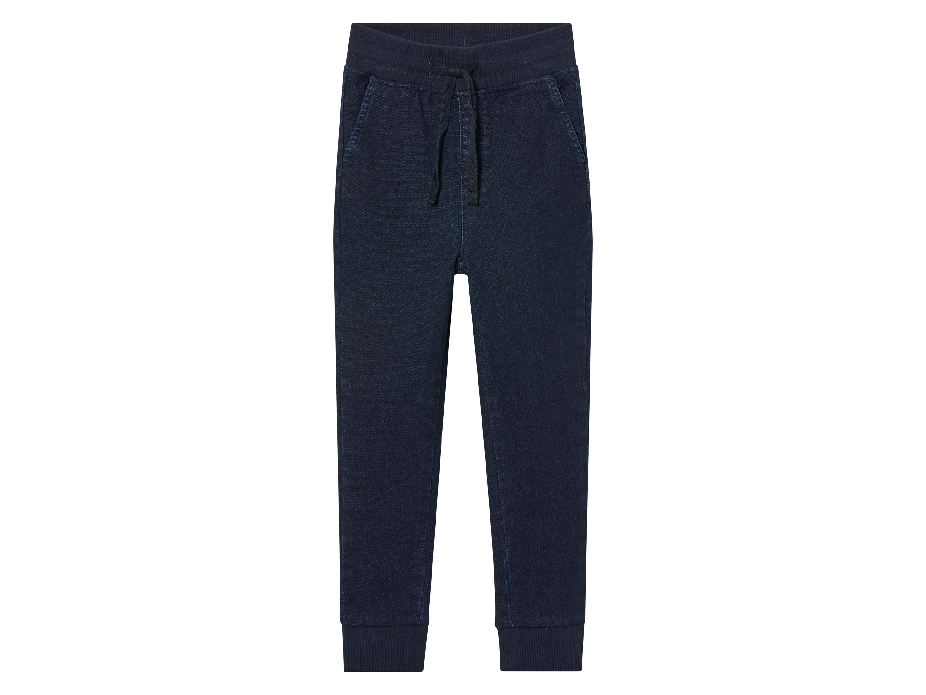 lupilu Kinder denim jogger (110/116, Donkerblauw)