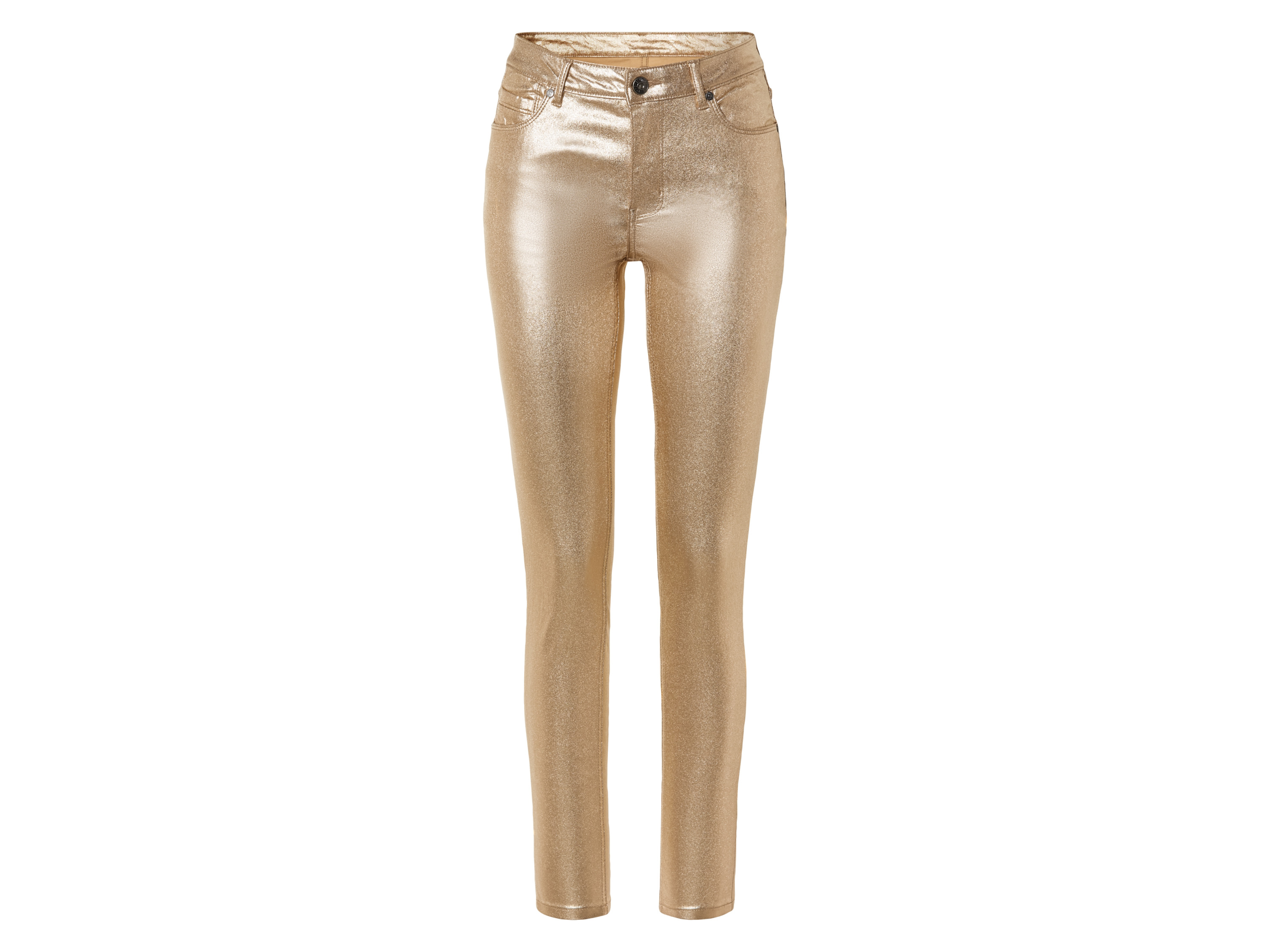 esmara Dames jeans skinny fit (Goud, 44)