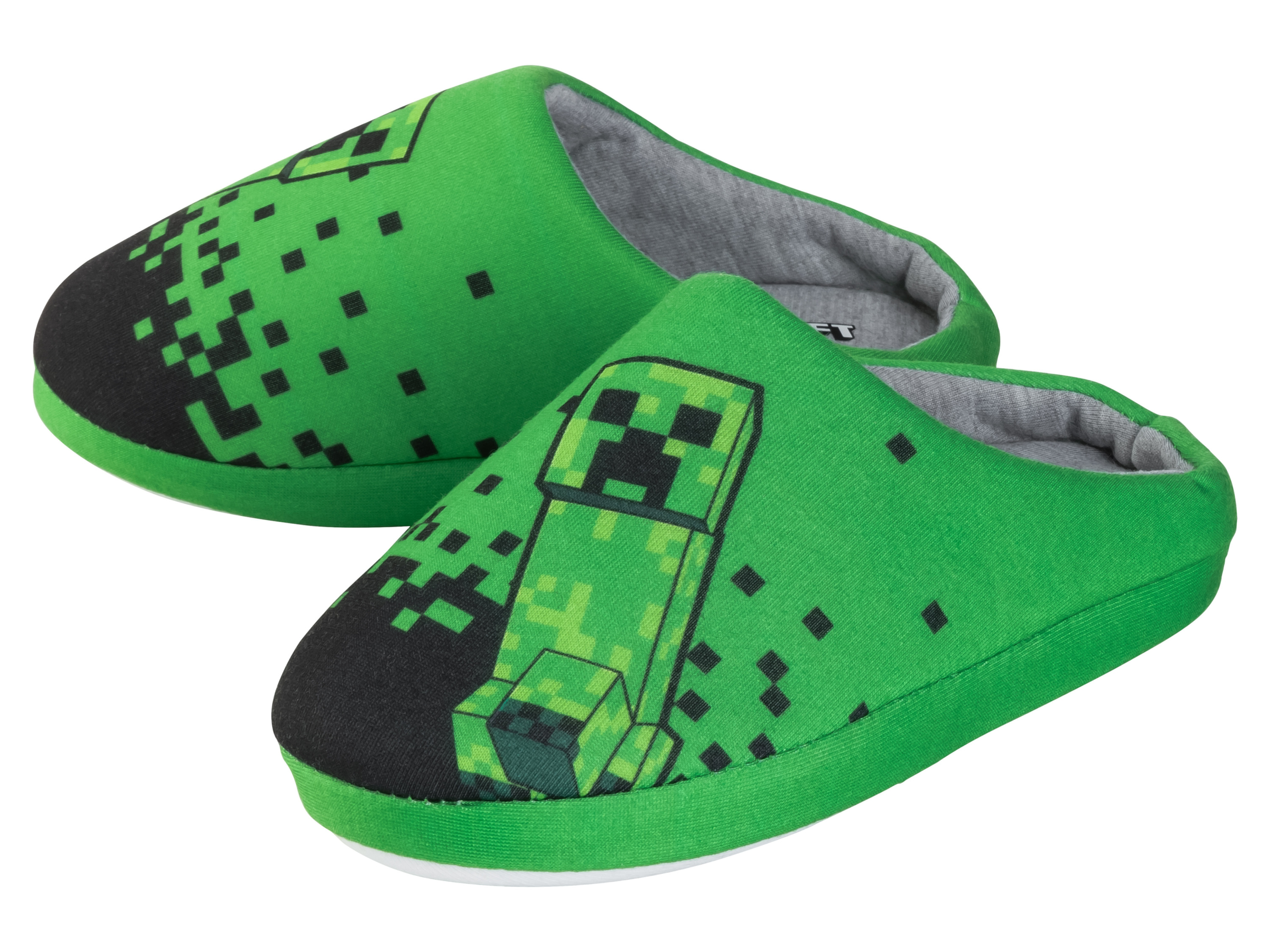 Minecraft Kinder pantoffels (34/35, Groen)