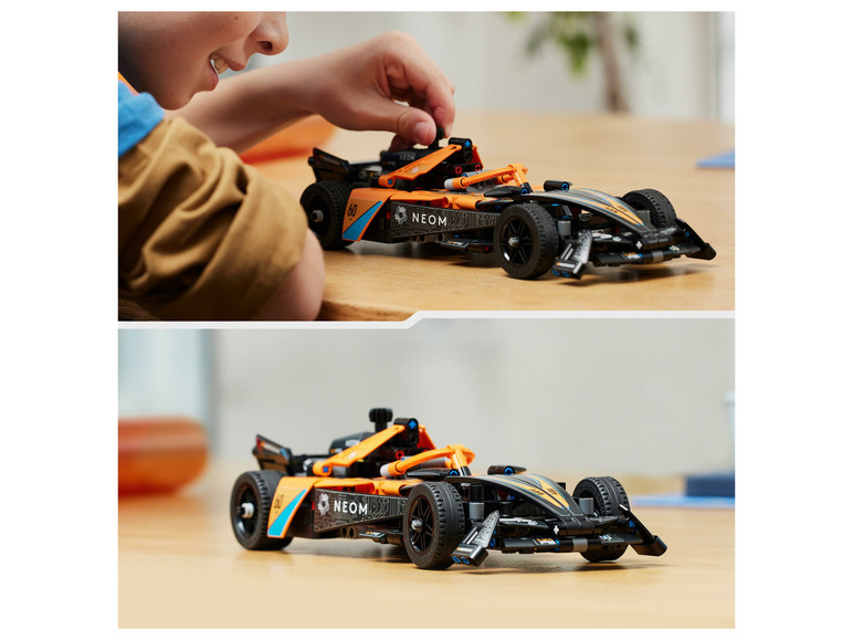 Ga naar volledige schermweergave: LEGO® Technic NEOM McLaren Formula E racewagen 42169 - afbeelding 3