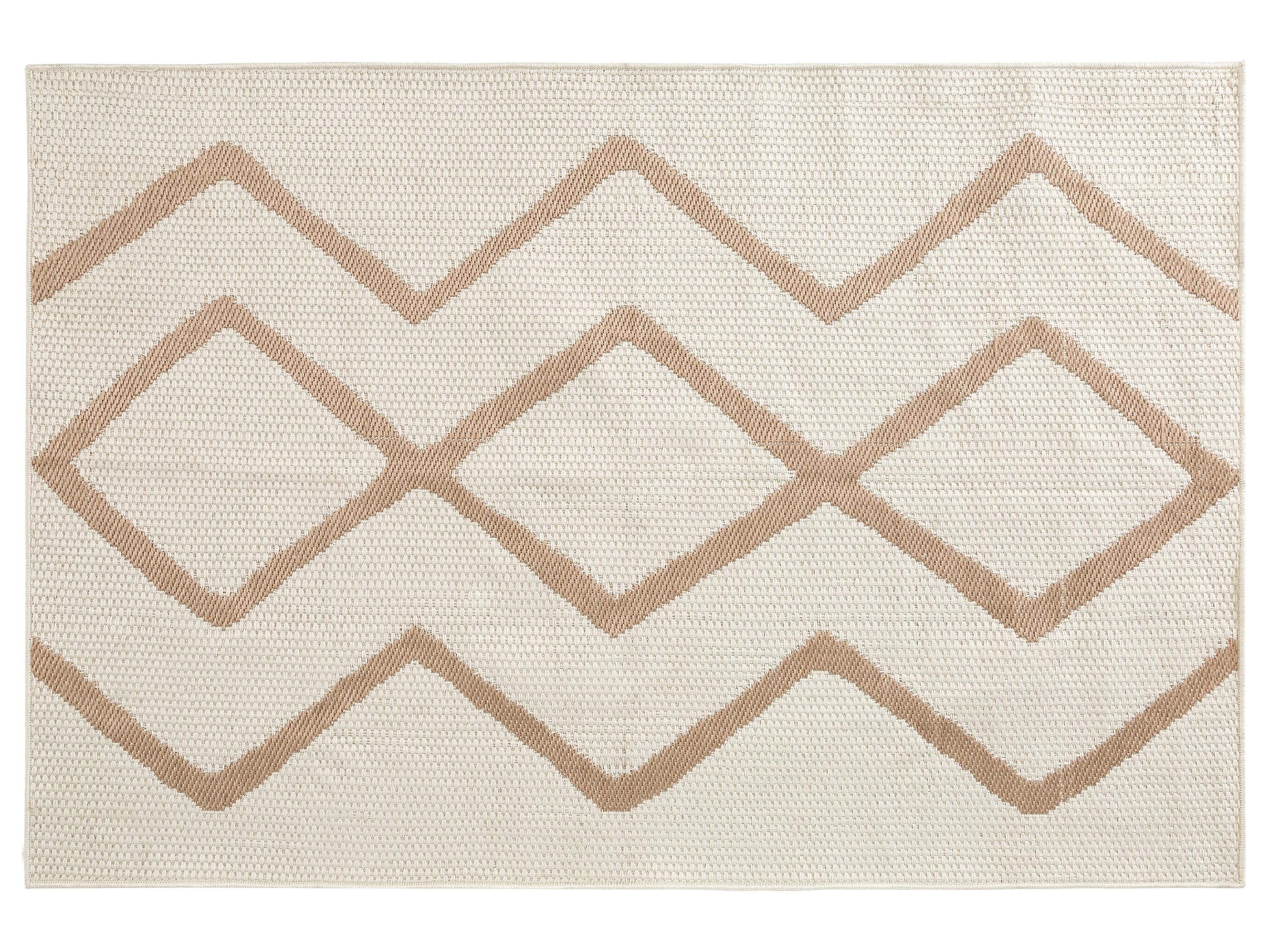 LIVARNO home Buitentapijt 80 x 150 cm (Beige lijnen)