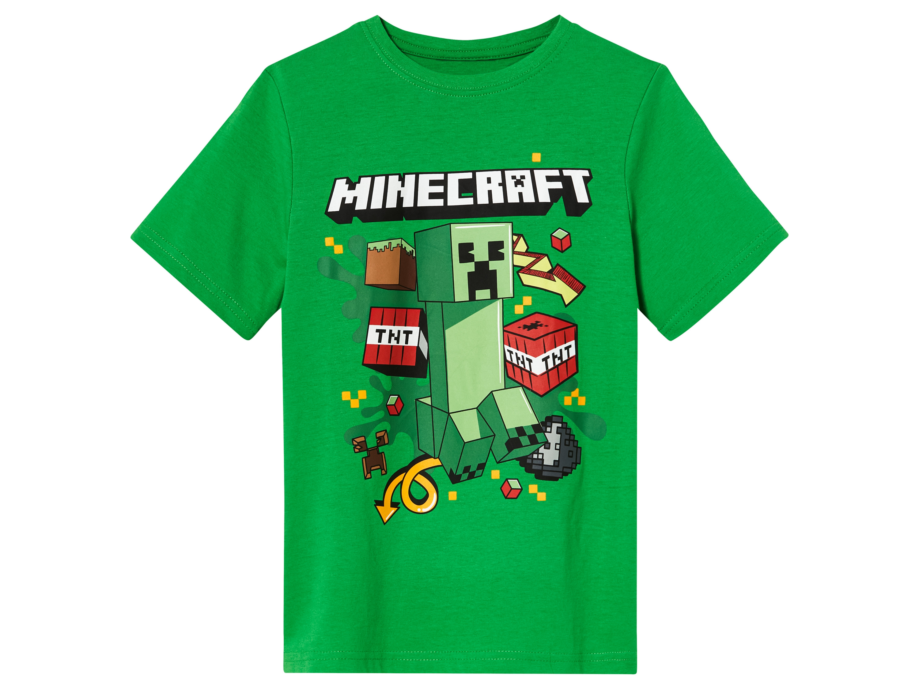 Minecraft Kinder-T-shirt (110/116, Groen)