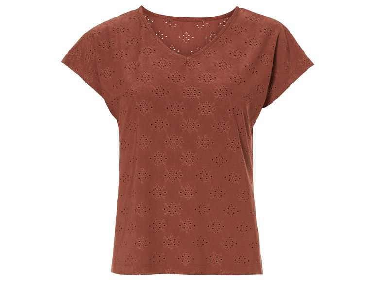 esmara Dames T-shirt (XS (32/34), Terracotta)
