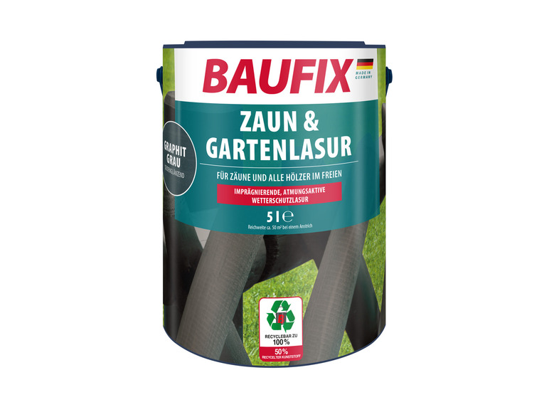 Ga naar volledige schermweergave: BAUFIX Schutting- en tuinbeits 5 liter - afbeelding 5