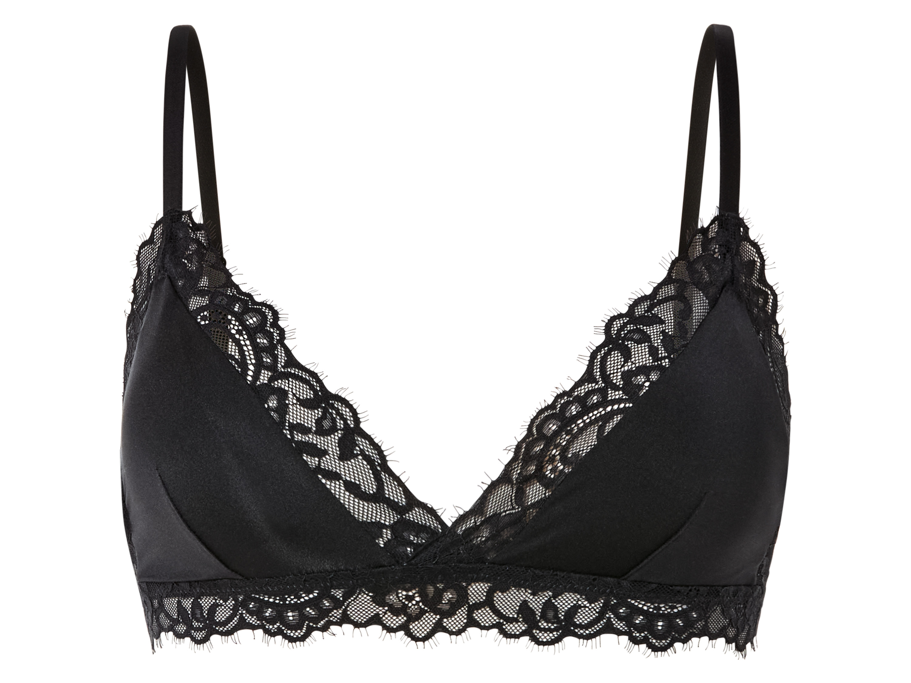 esmara Dames bralette (M (40/42), Zwart)