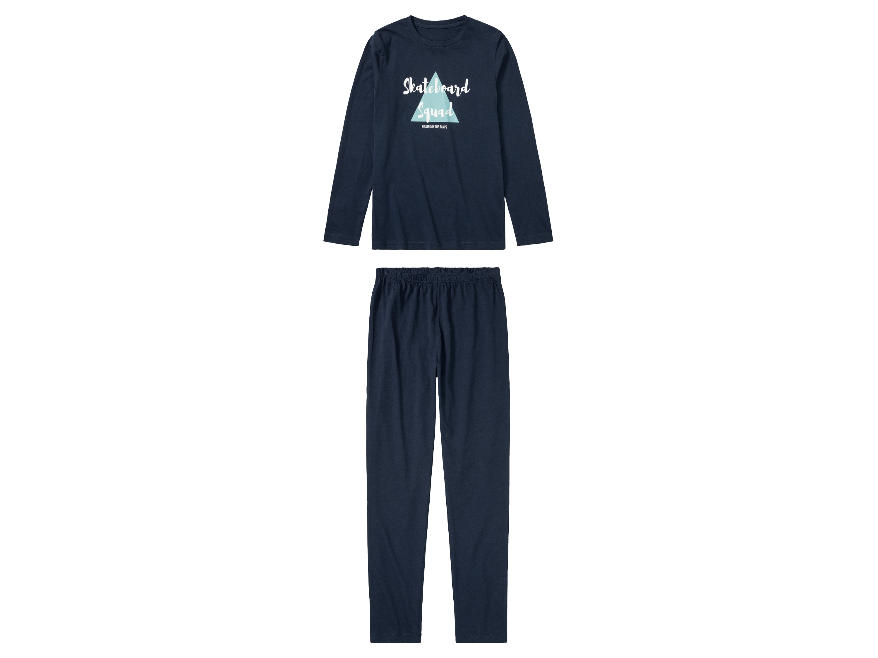 pepperts! Jongens pyjama (134-140, Marineblauw)