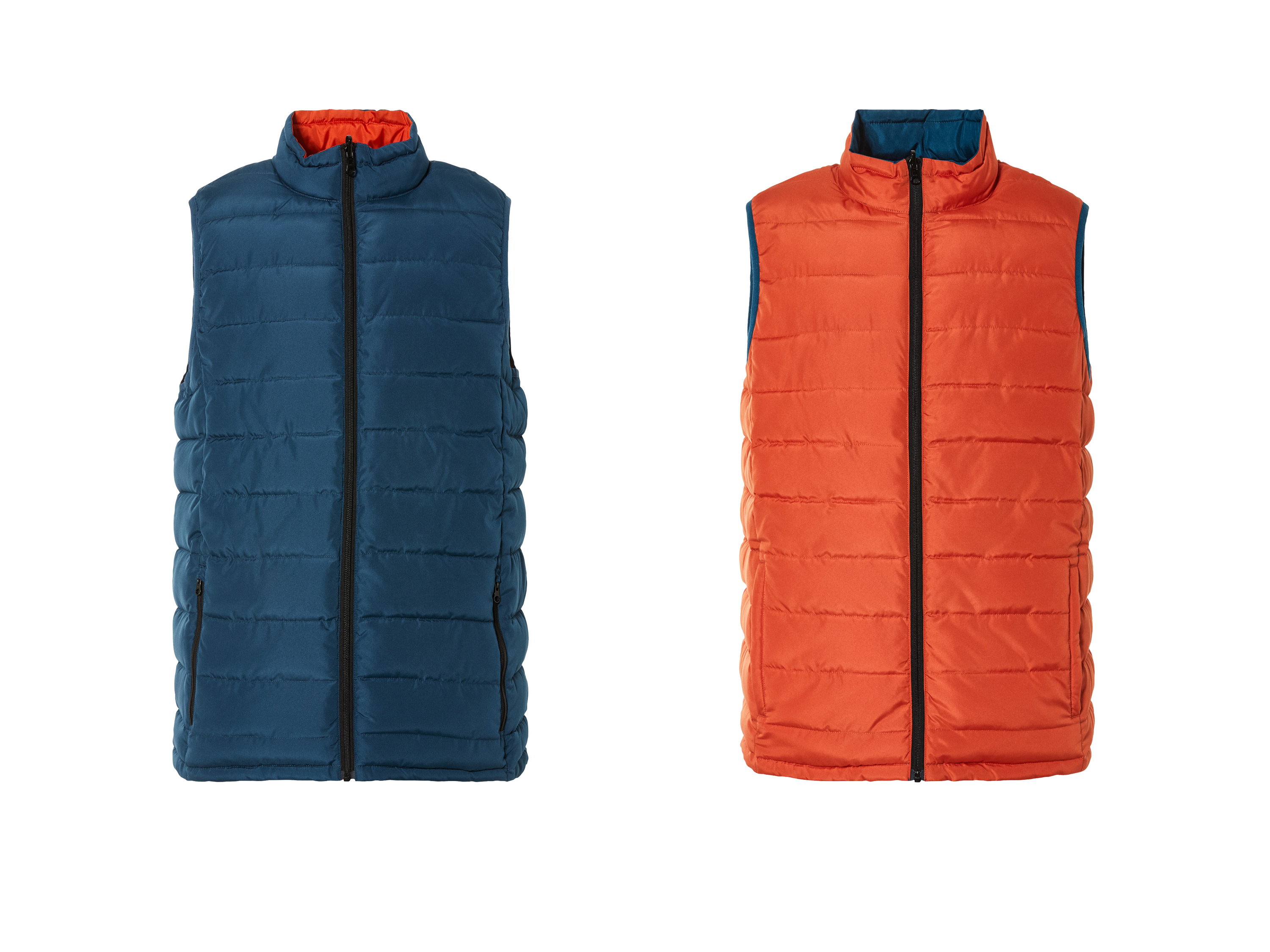 LIVERGY Heren bodywarmer (XXL (60/62), Blauw/oranje)