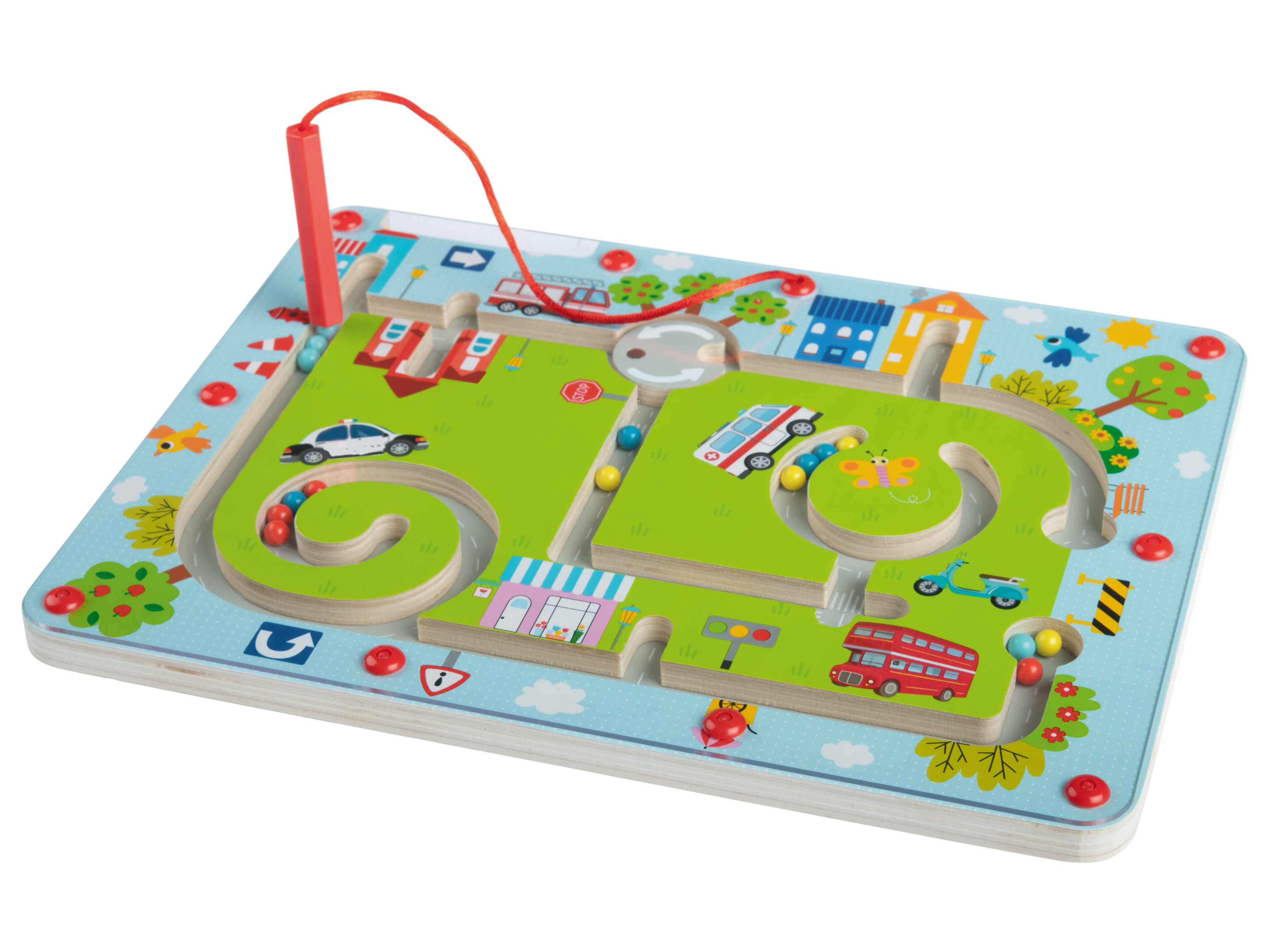 Playtive Houten motoriekspellen (Magneet labyrinth)