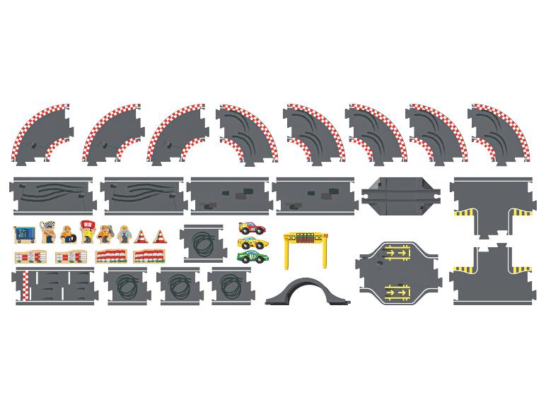 Ga naar volledige schermweergave: Playtive Houten stratenset of racebaan - afbeelding 6