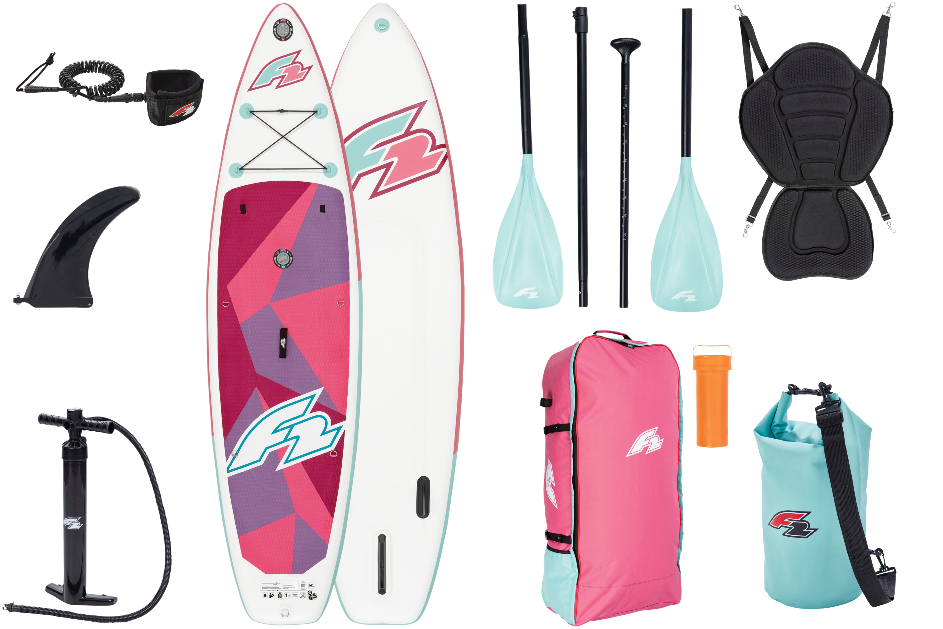 F2 Opblaasbaar SUP-board Pink