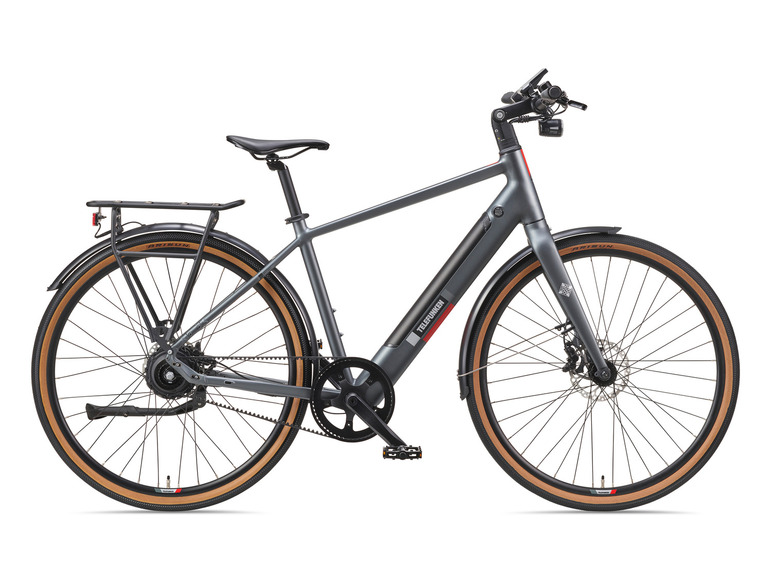 Ga naar volledige schermweergave: TELEFUNKEN E-bike Urban UH220 titaniumgrijs 28" - afbeelding 2