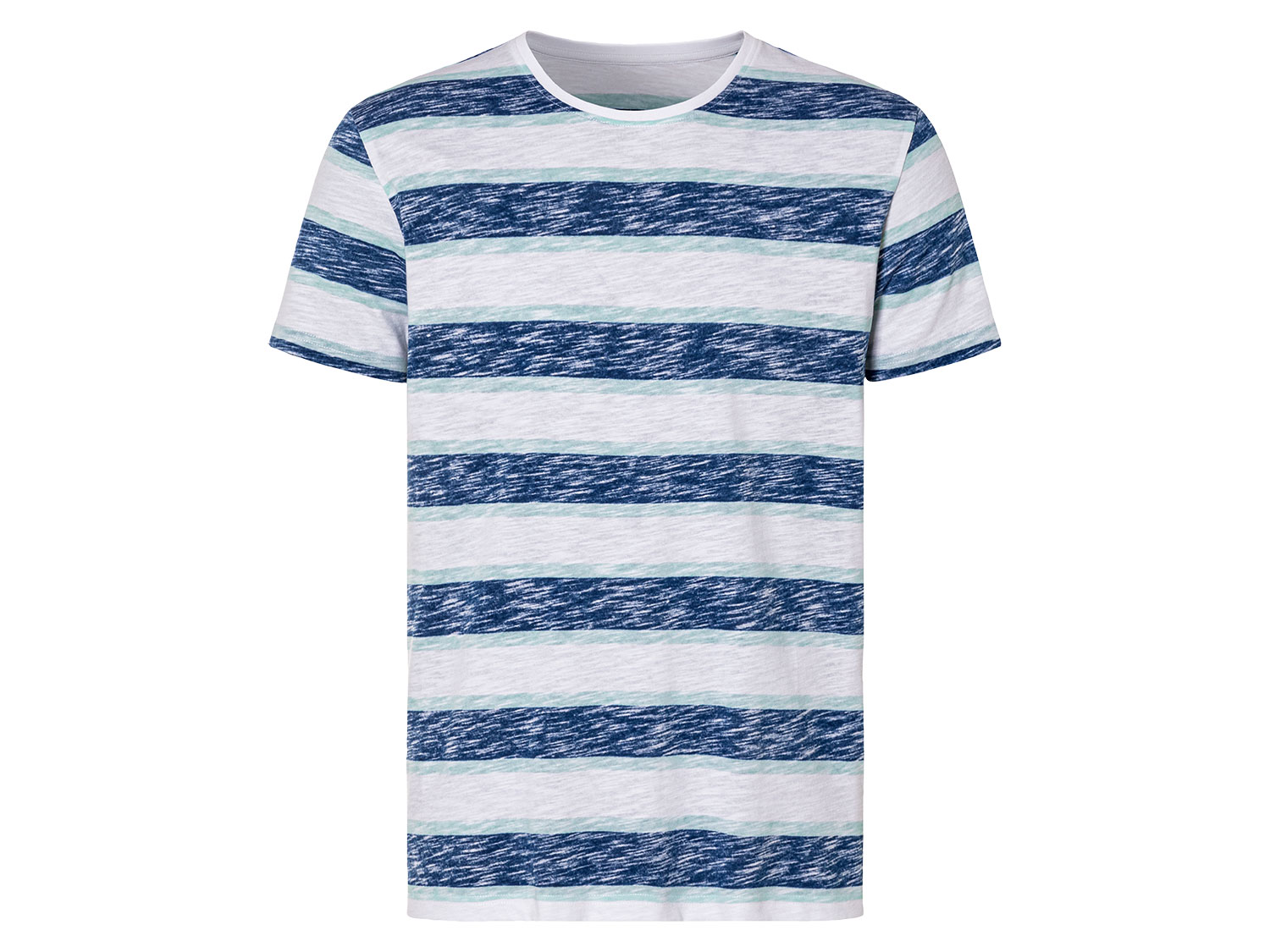 LIVERGY Heren T-shirt (XXL (60/62), Blauw/wit)